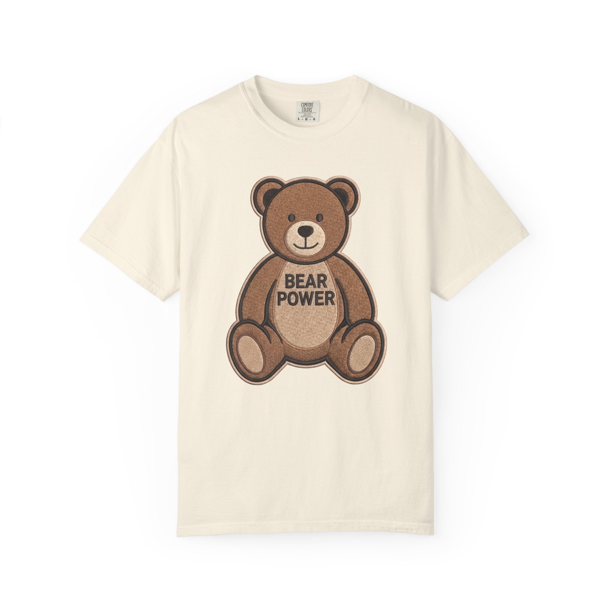 Bearmart®: Bear Power Teddybear │Comfort Colors® T-shirt