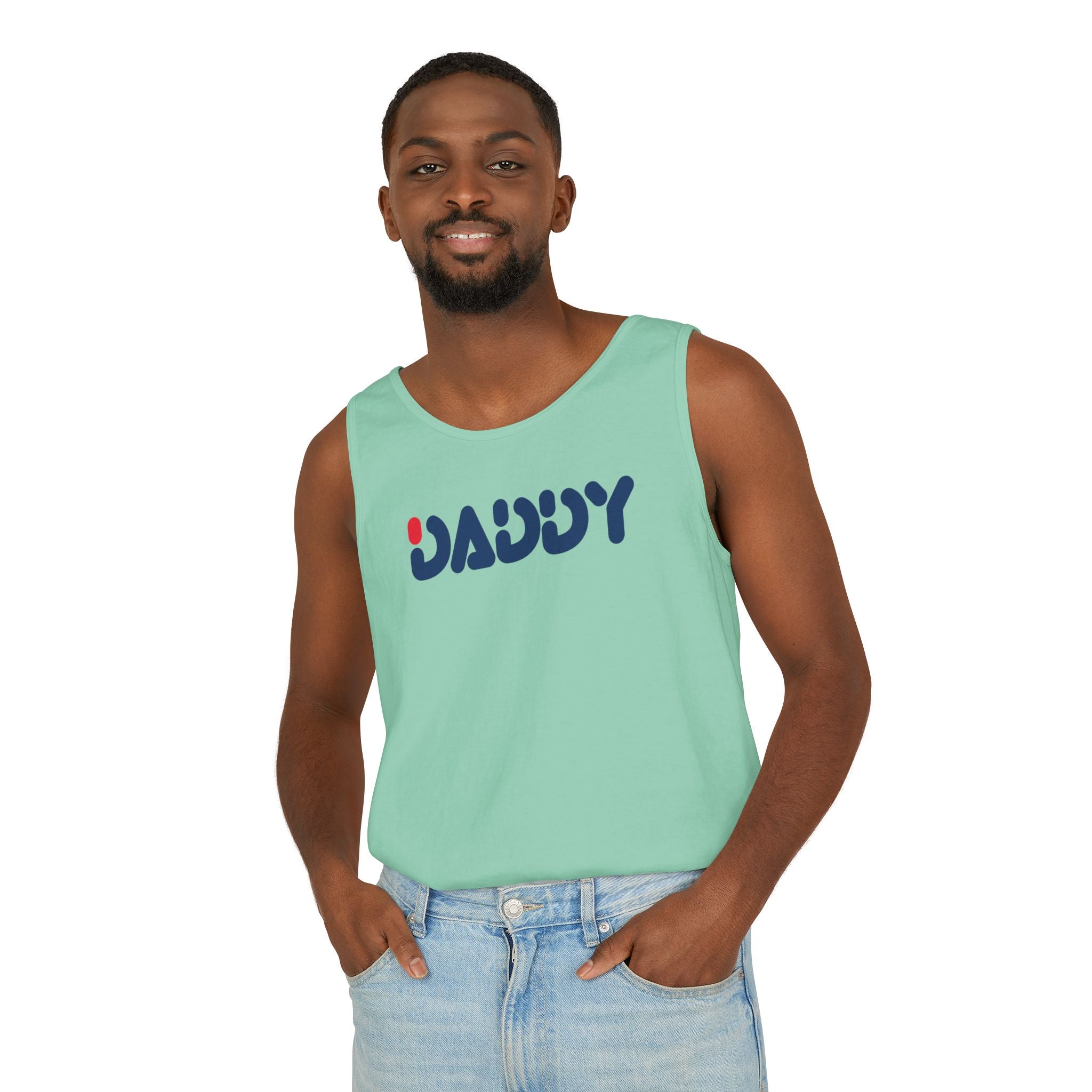 Fake Designer™ x GymBros™: Daddy │ Garment-Dyed Tank Top