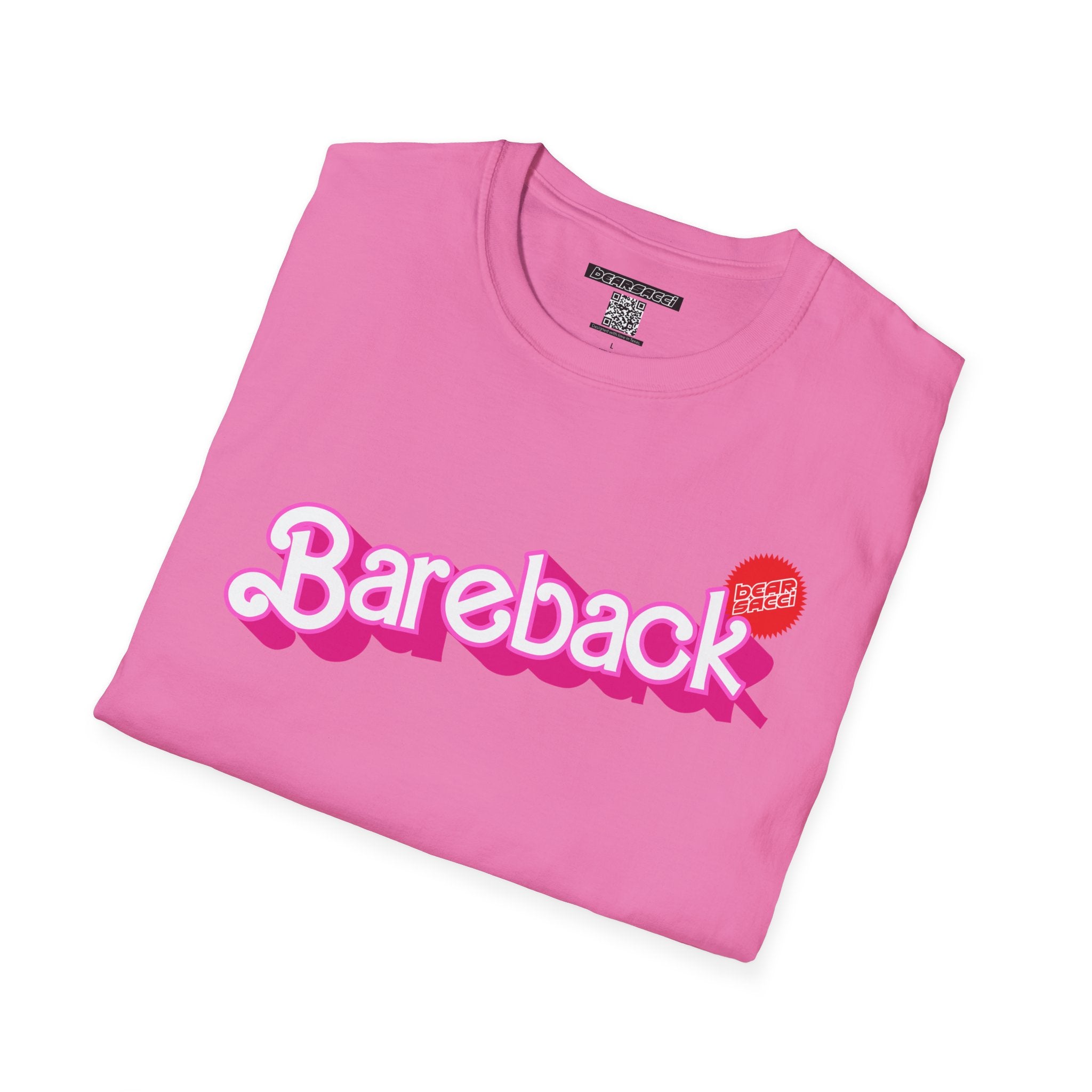 Bearbie® X Slutpride®: Bareback Logo │Softsyle T-shirt
