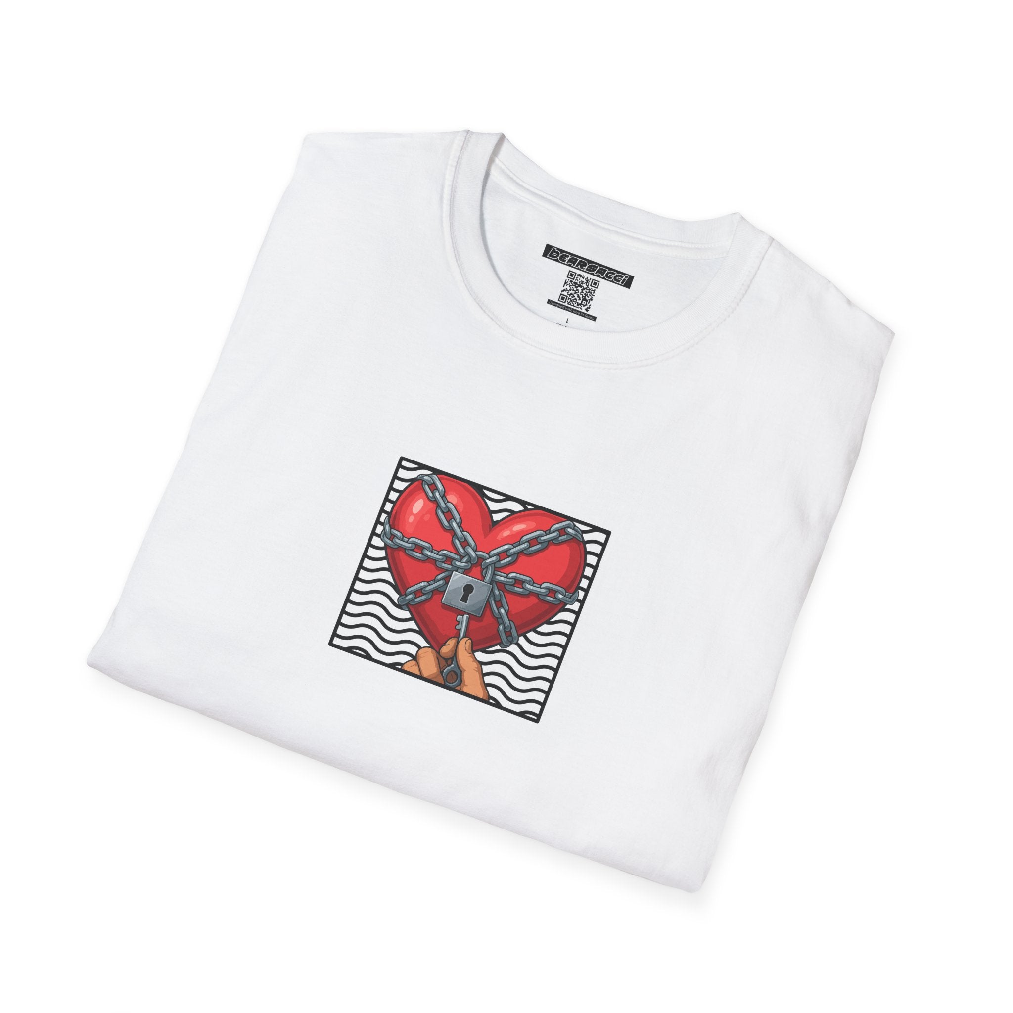 SlutPride® X Dominion®: Locked Heart │ Softsyle T-shirt