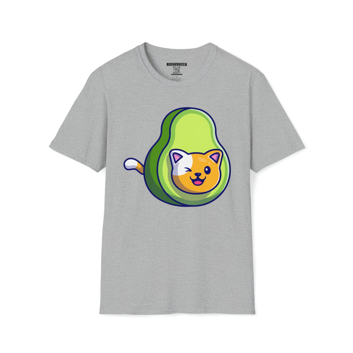 HyperPop™: Avocado Cat │ Softsyle T-shirt