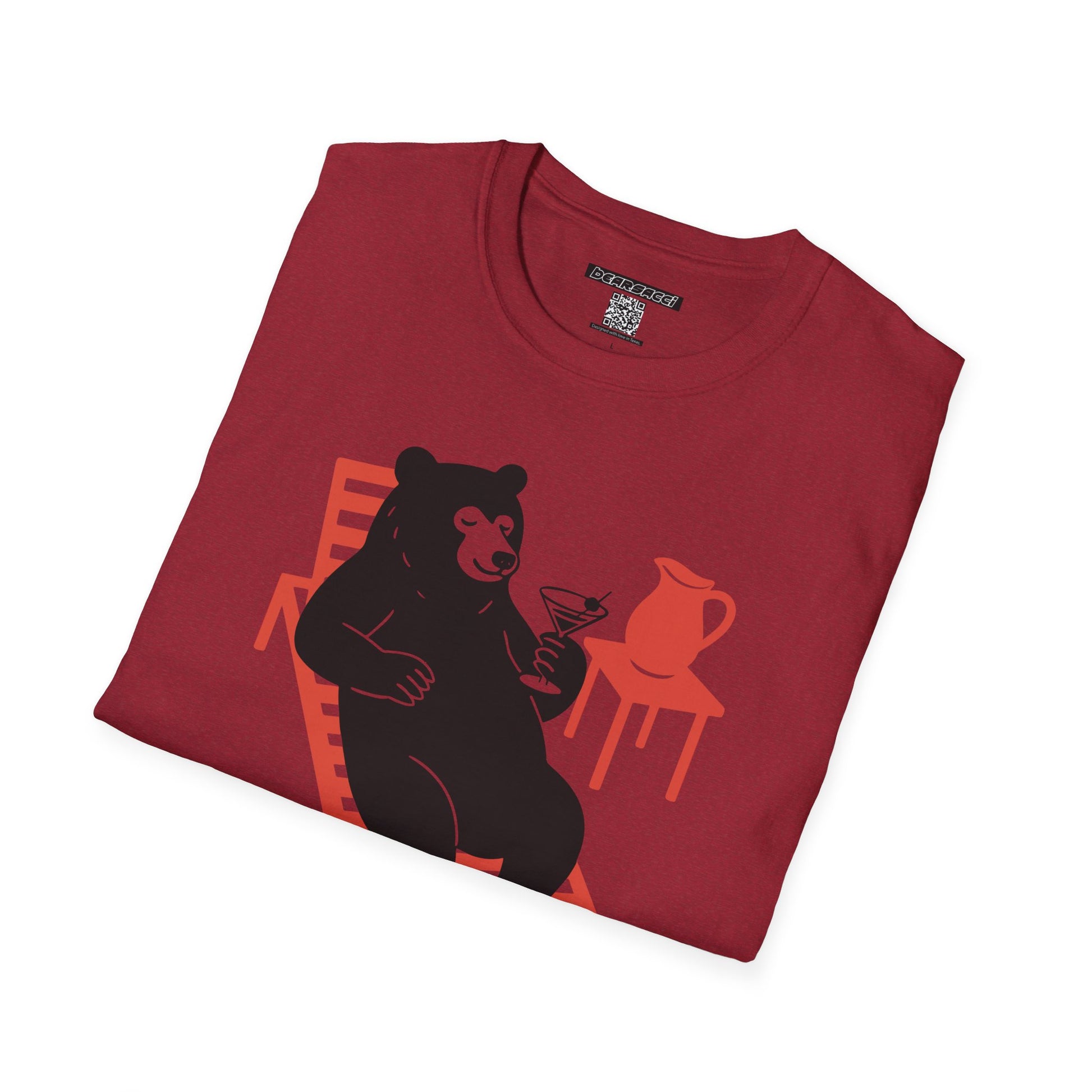 Bearsacci® X Wanderlust®: Sunday Funday Lazy Bear│ Softsyle T-shirt
