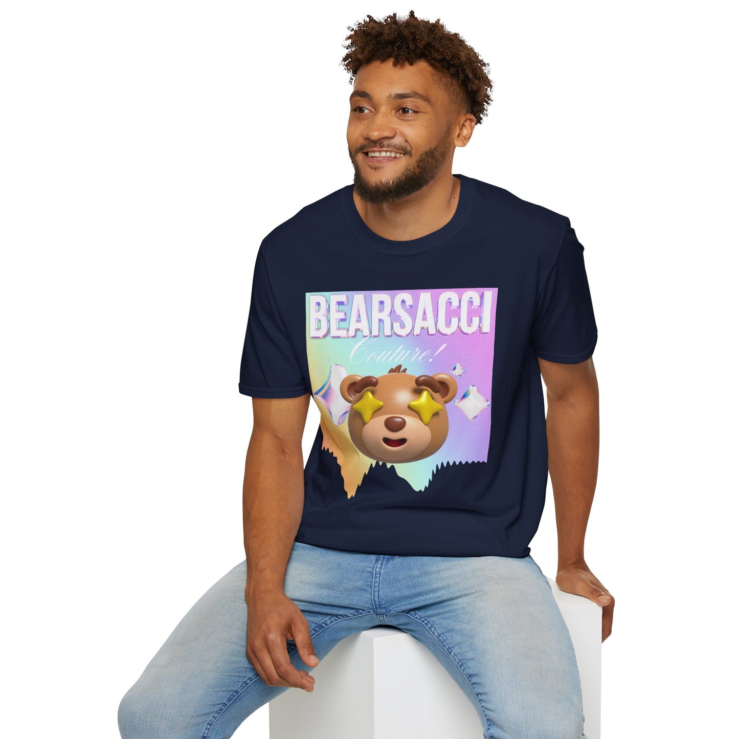 Fake Designer™: Holo Teddy Bear│ Softsyle T-shirt