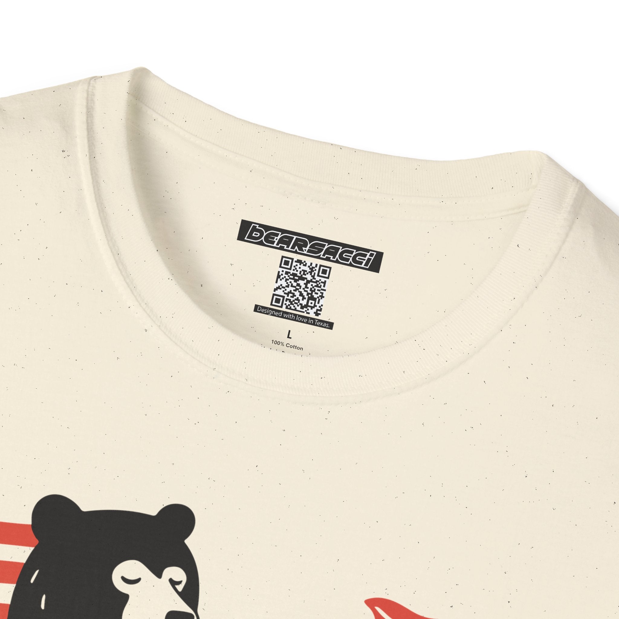 Bearsacci® X Wanderlust®: Sunday Funday Lazy Bear│ Softsyle T-shirt