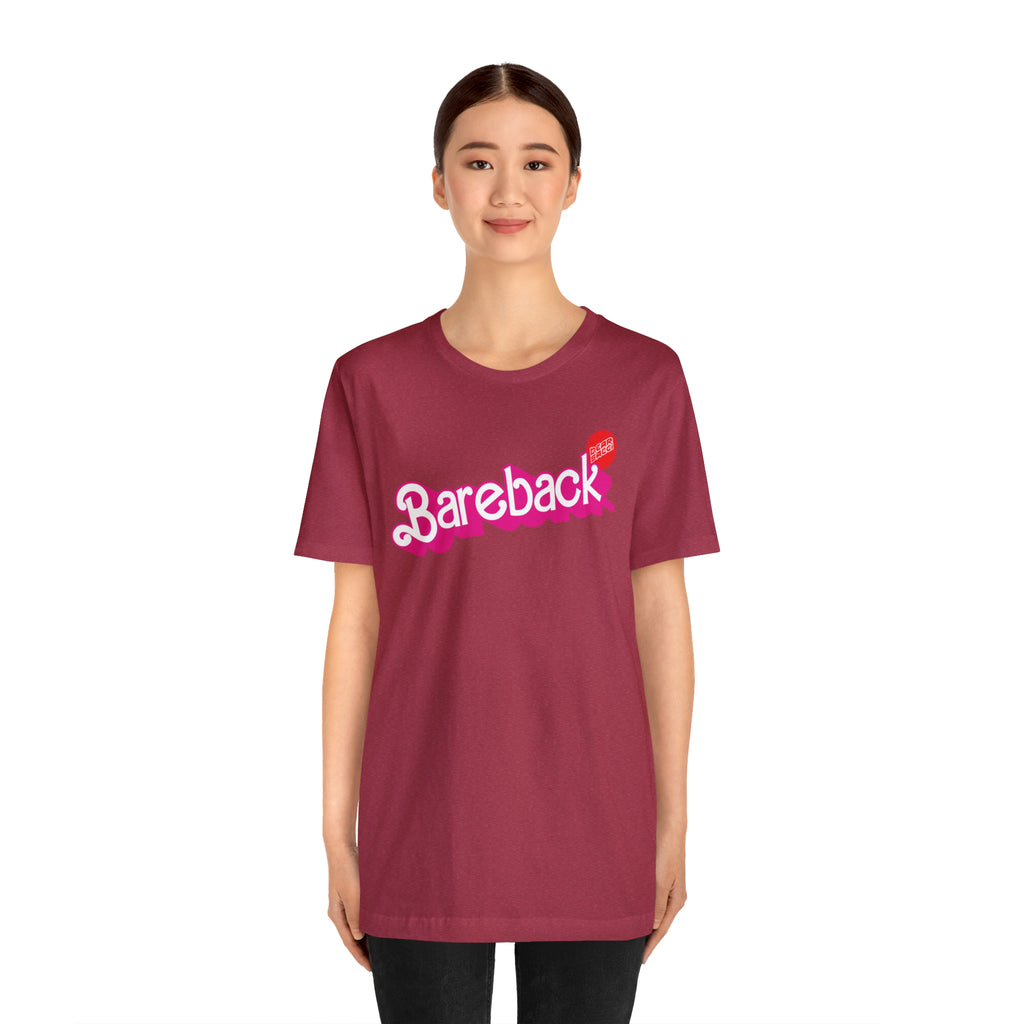 Bearbie™ X Slutpride™: Bareback Logo │Premium Jersey T-shirt