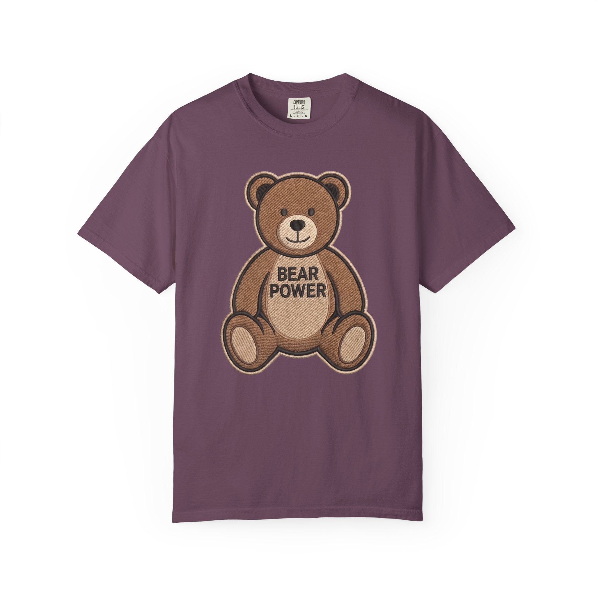 Bearmart®: Bear Power Teddybear │Comfort Colors® T-shirt