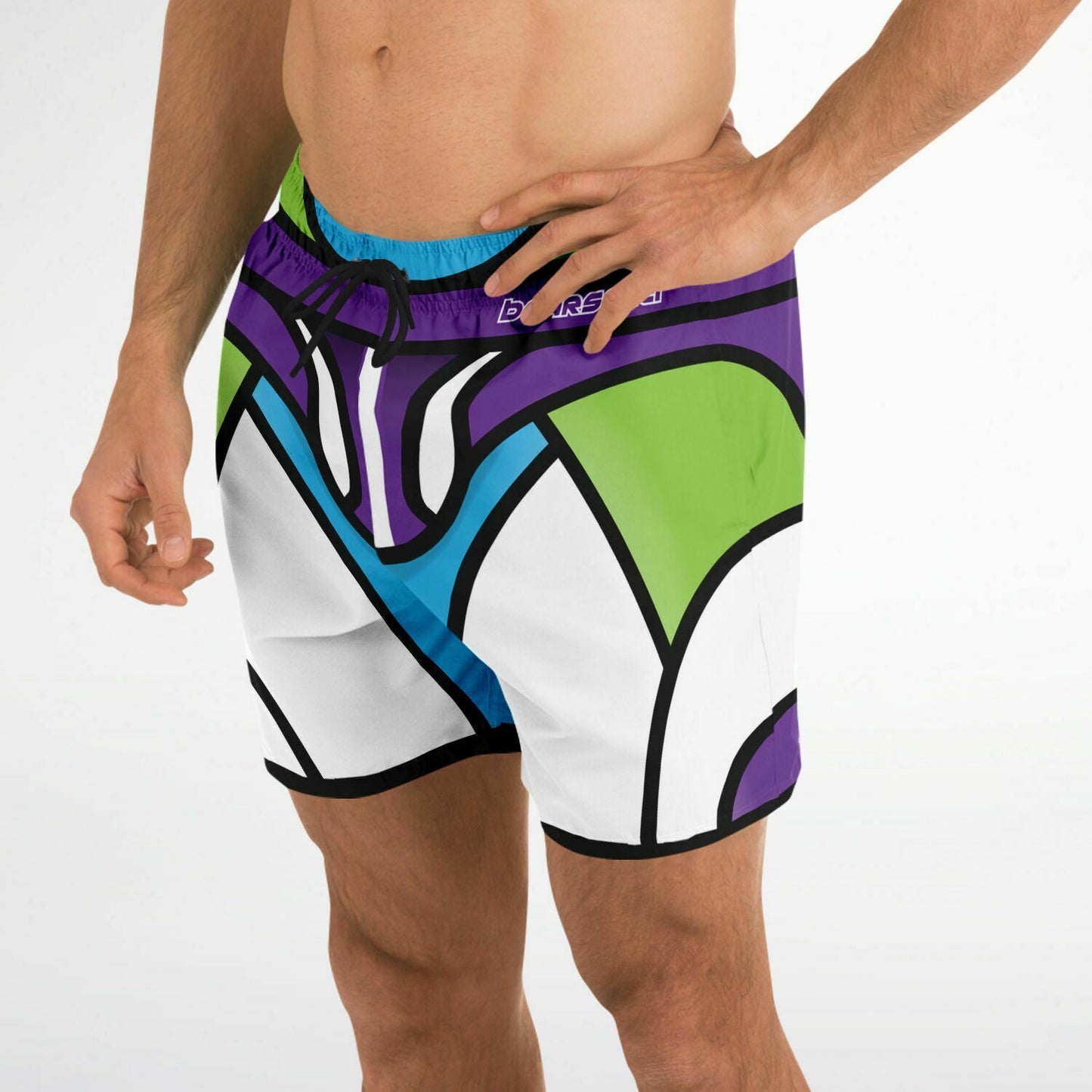 Zeus Riptide (Space Ranger Edition) │ Trompe L'Oeil Swim Trunks