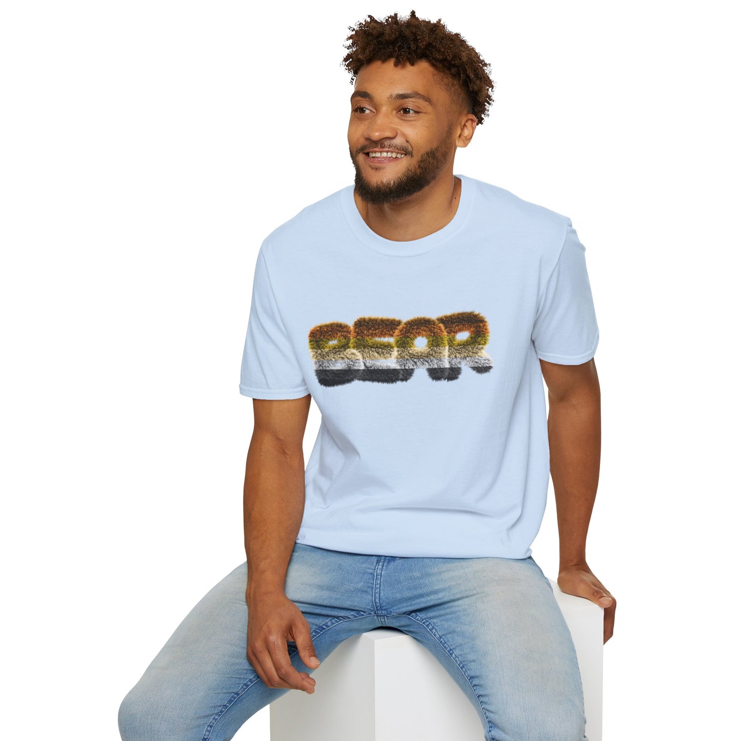 SlutPride™: Fuzzy Bear Flag│ Softsyle T-shirt