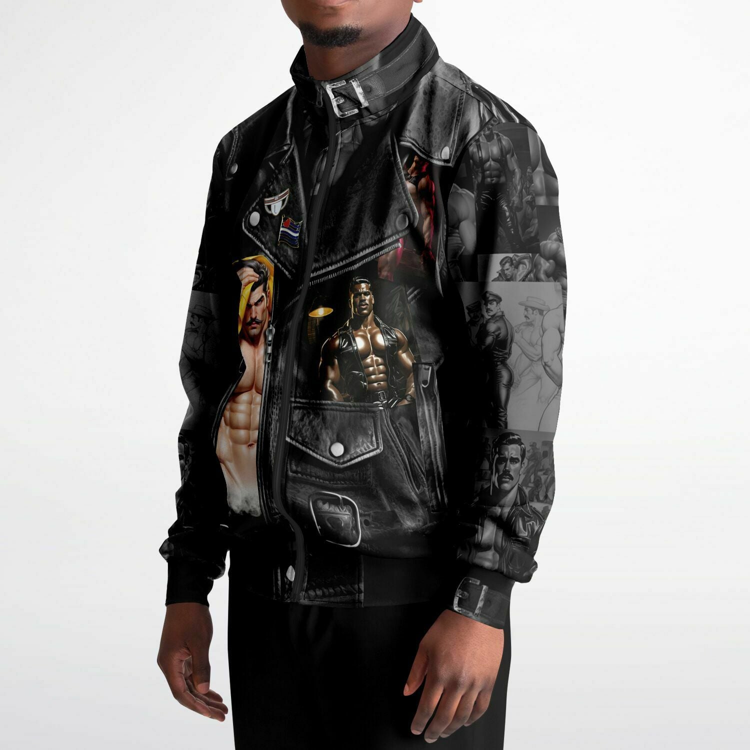 Dominion™: Tom's "Leather" Jacket │ Track Jacket AOP