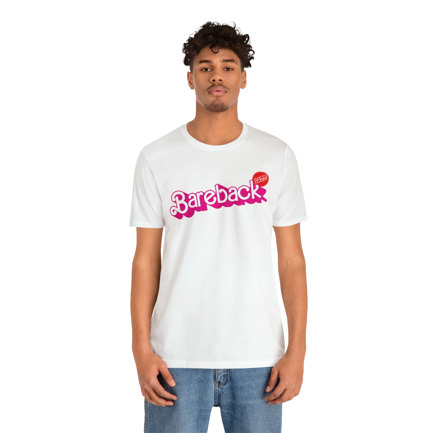 Bearbie™ X Slutpride™: Bareback Logo │Premium Jersey T-shirt