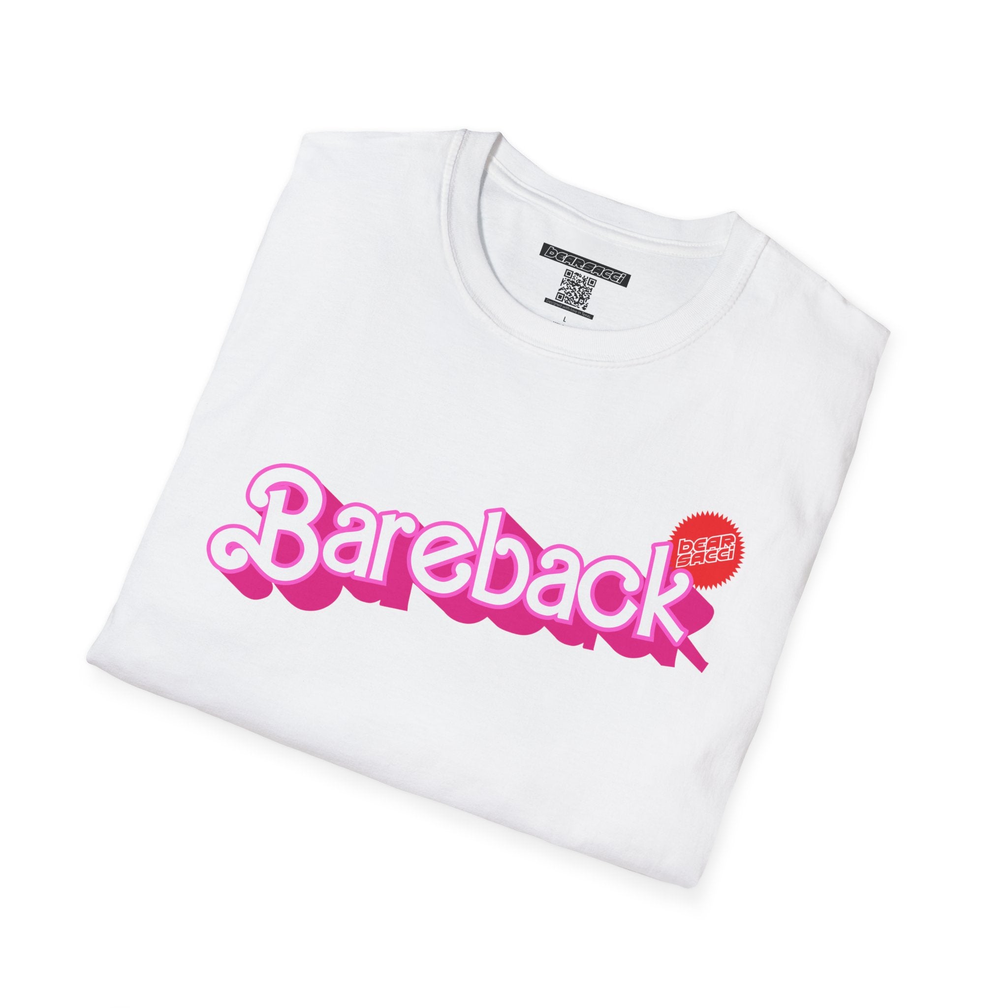 Bearbie® X Slutpride®: Bareback Logo │Softsyle T-shirt