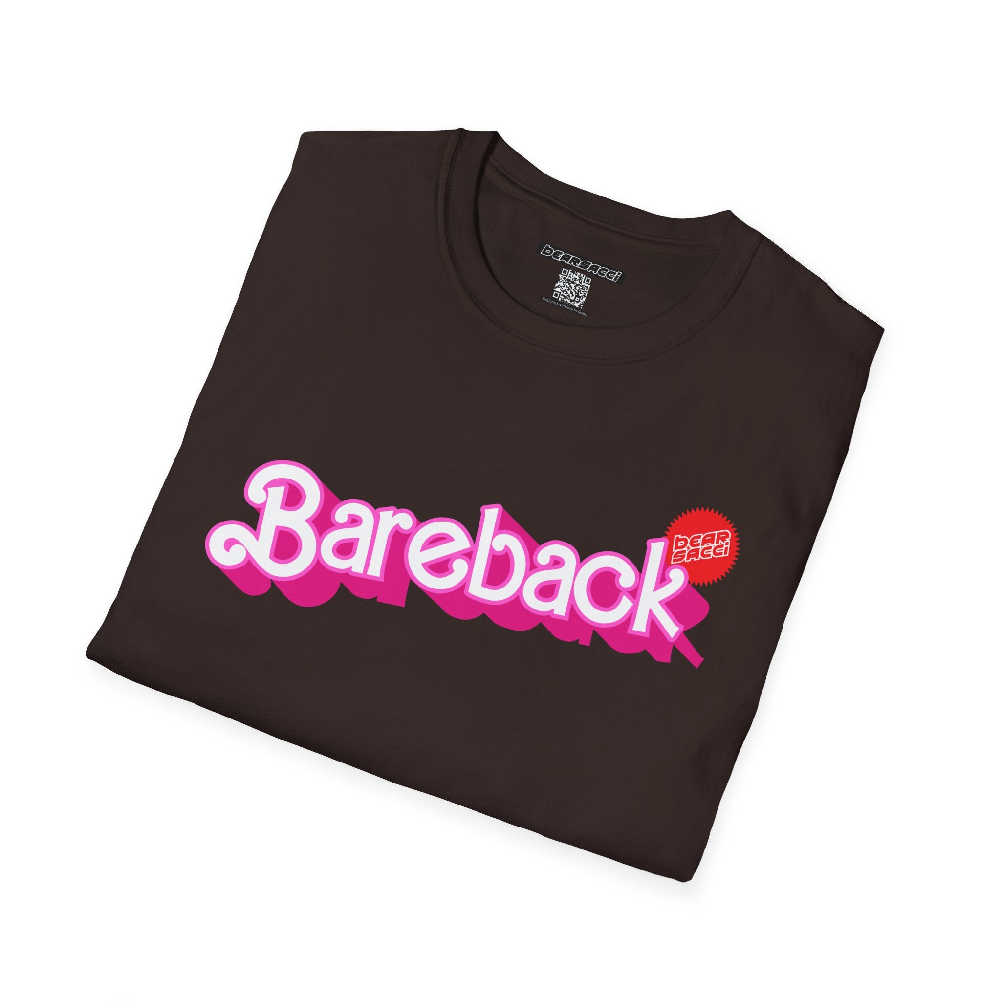 Bearbie® X Slutpride®: Bareback Logo │Softsyle T-shirt