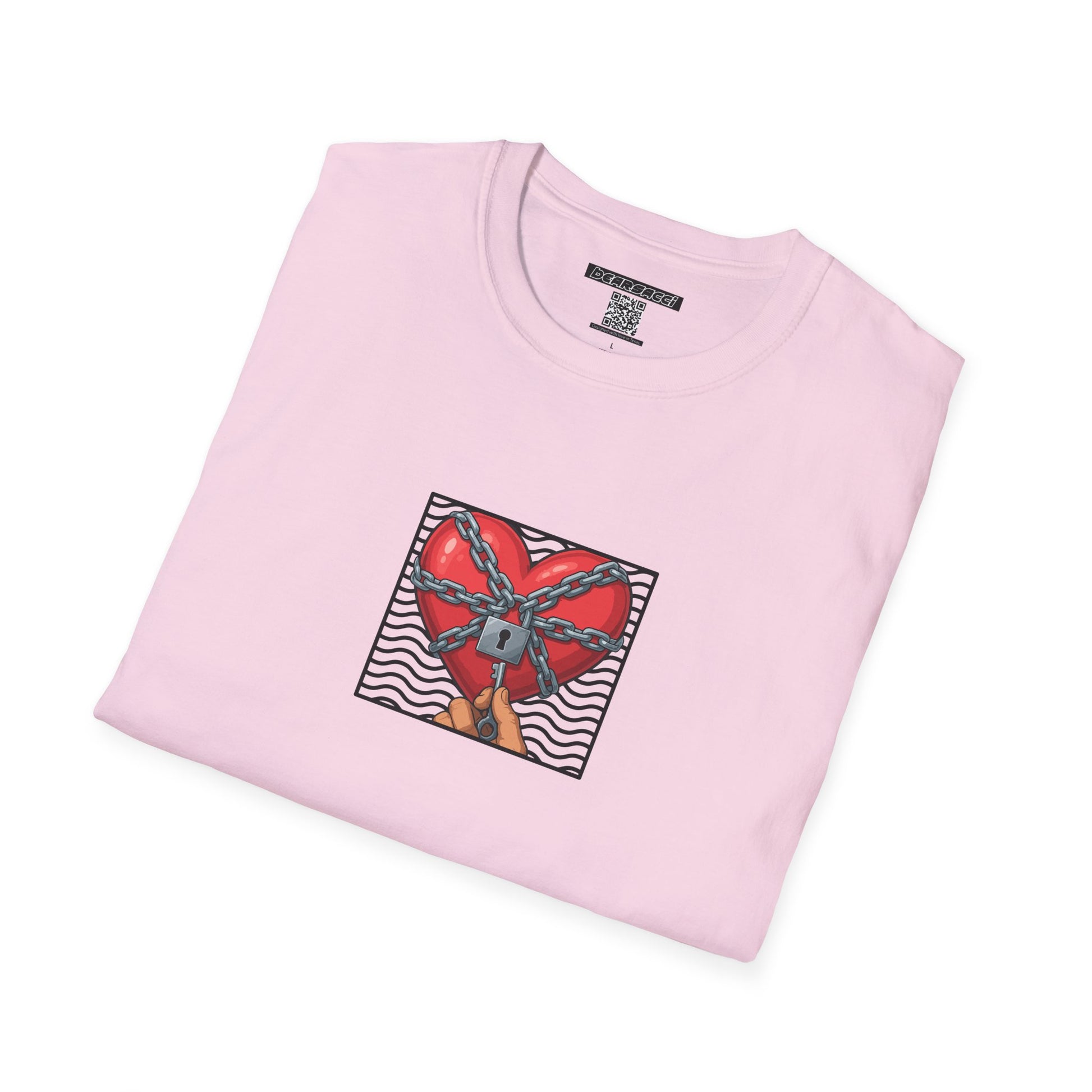 SlutPride® X Dominion®: Locked Heart │ Softsyle T-shirt