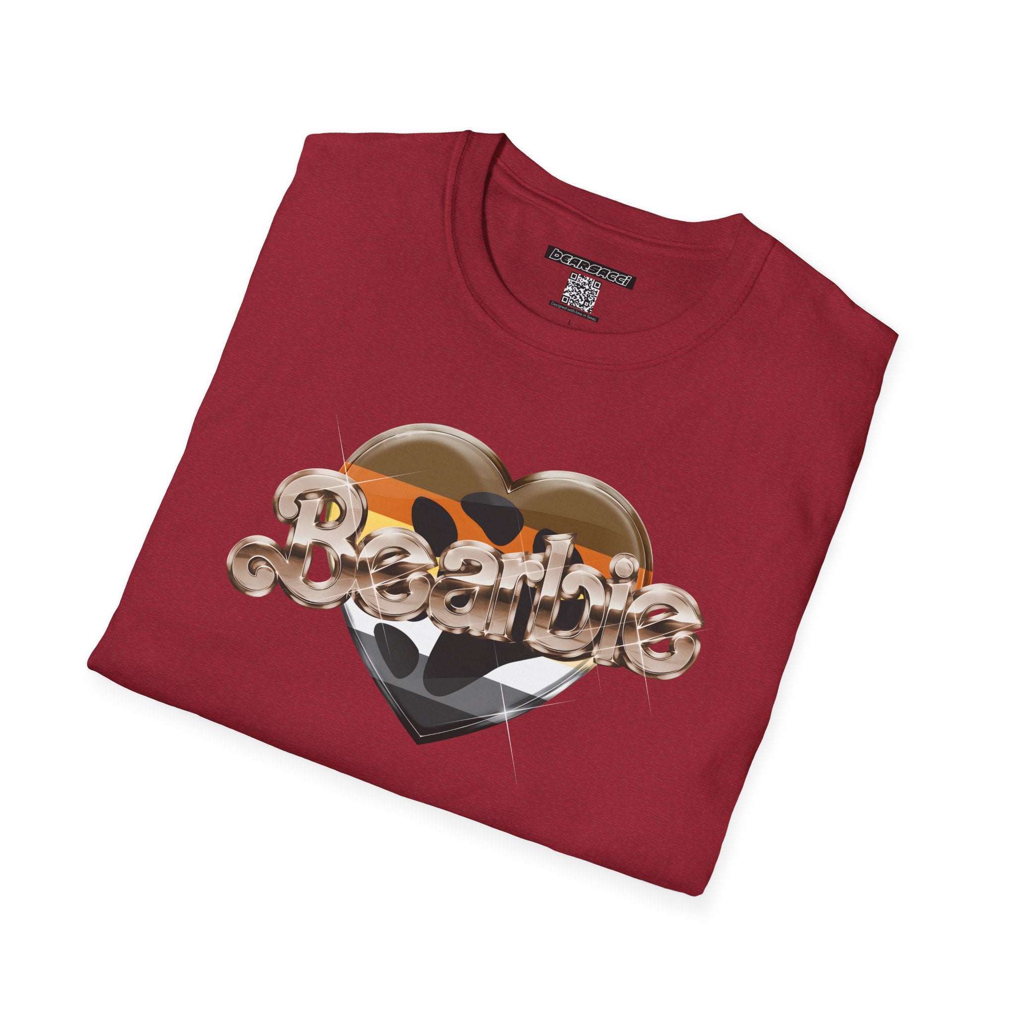 Bearbie®: Heart Claw Logo (Bear Flag Version)│ Softsyle T-shirt