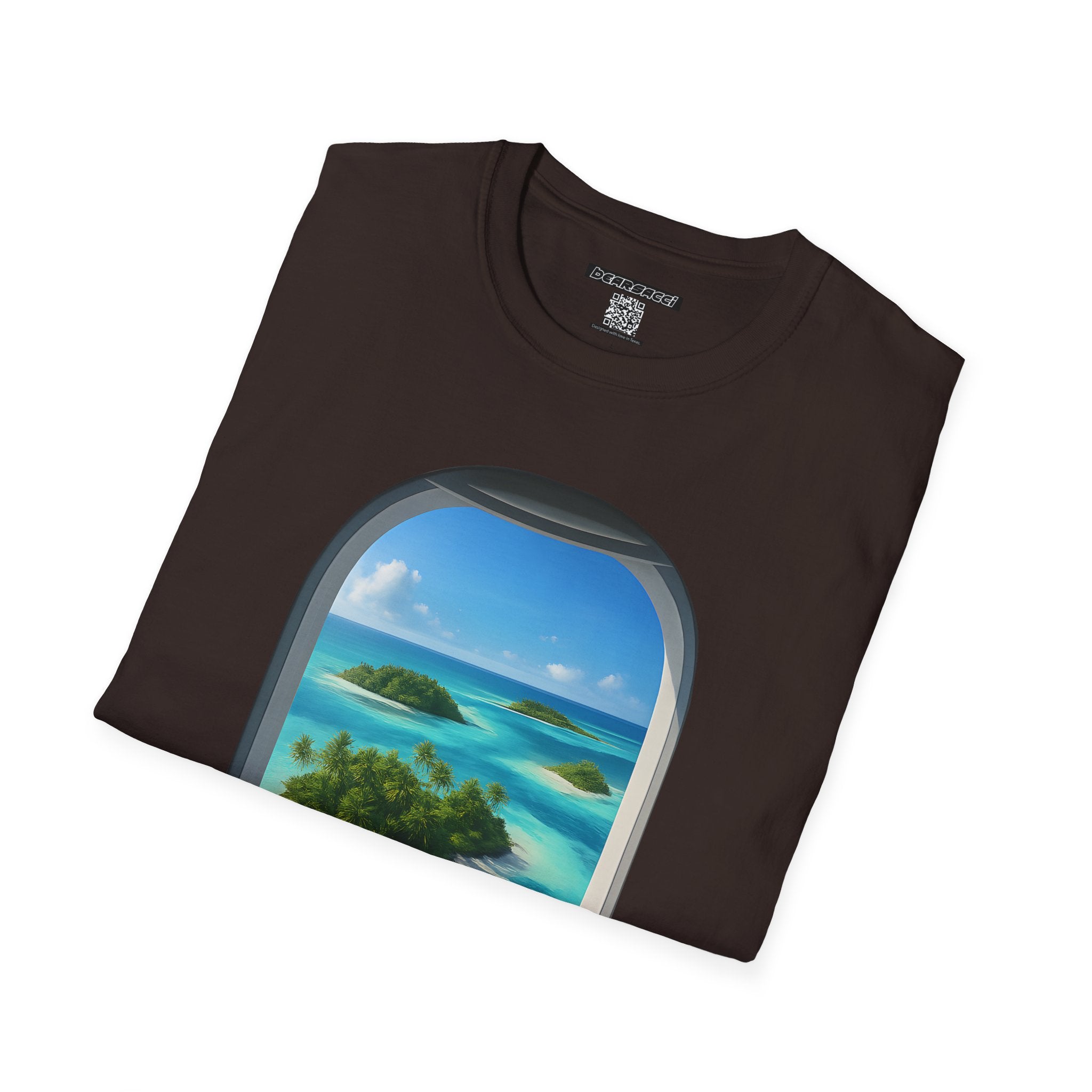 HyperPop™ X Wanderlust™ X FakeDesigner™: Window Seat Porthole Fantasy │ Softsyle T-shirt