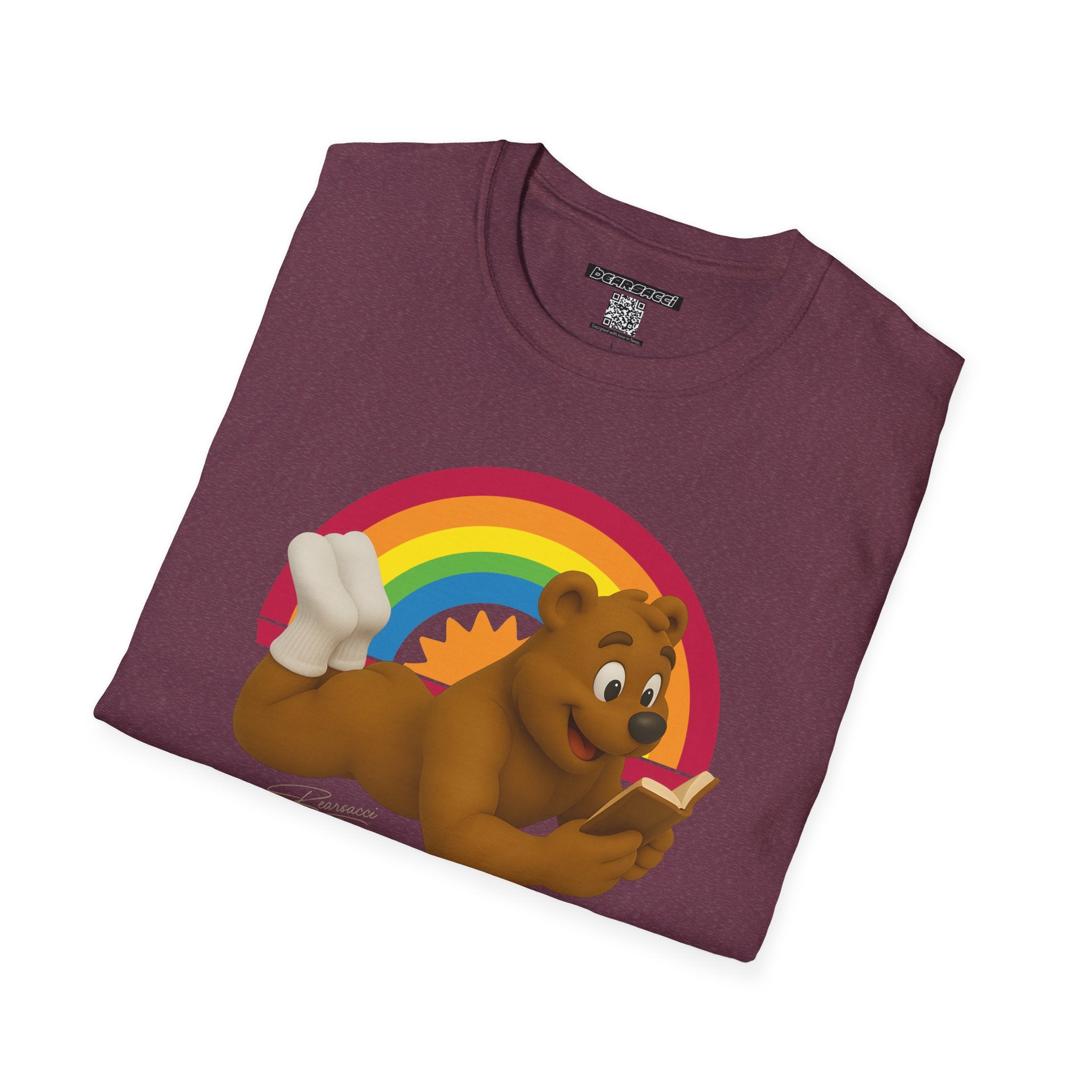 Bearsacci™: Page-Turner, Head-Turner Bare Bear│ Softsyle T-shirt