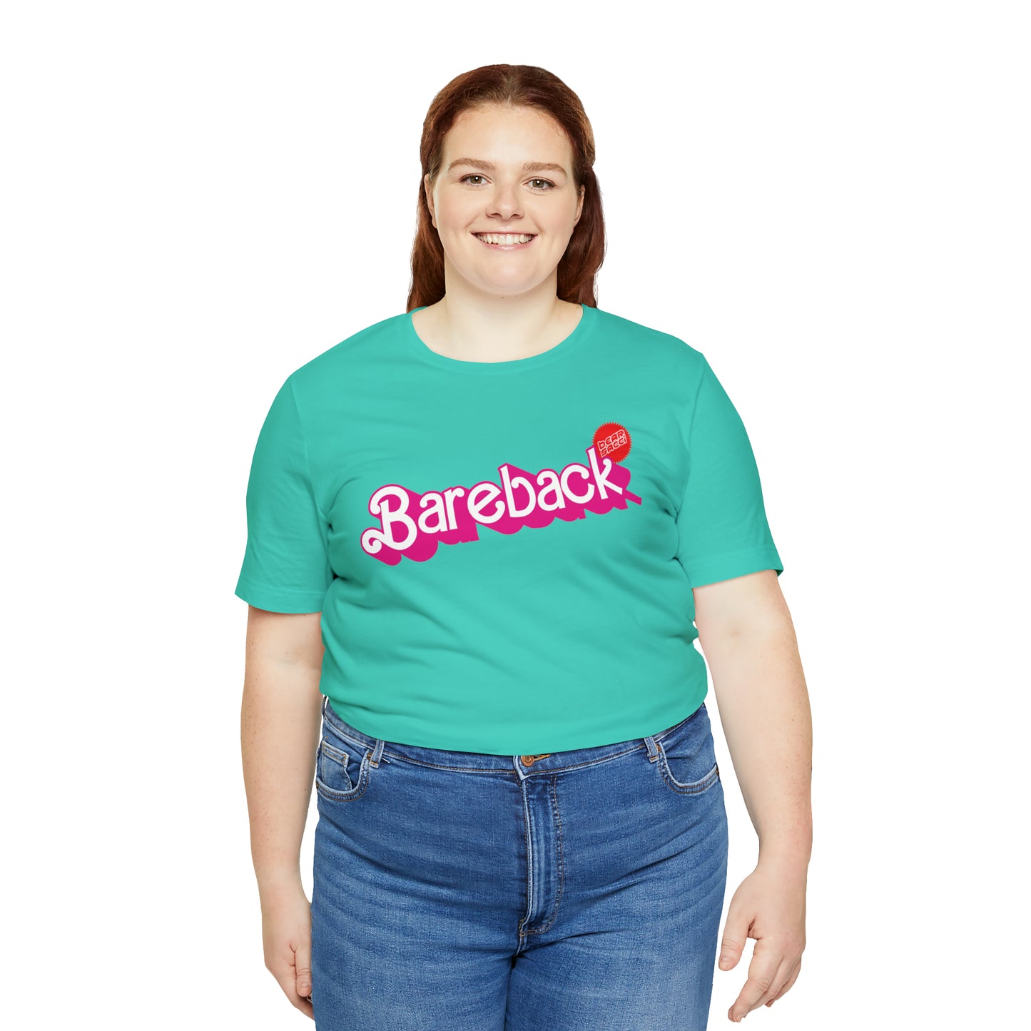 Bearbie™ X Slutpride™: Bareback Logo │Premium Jersey T-shirt