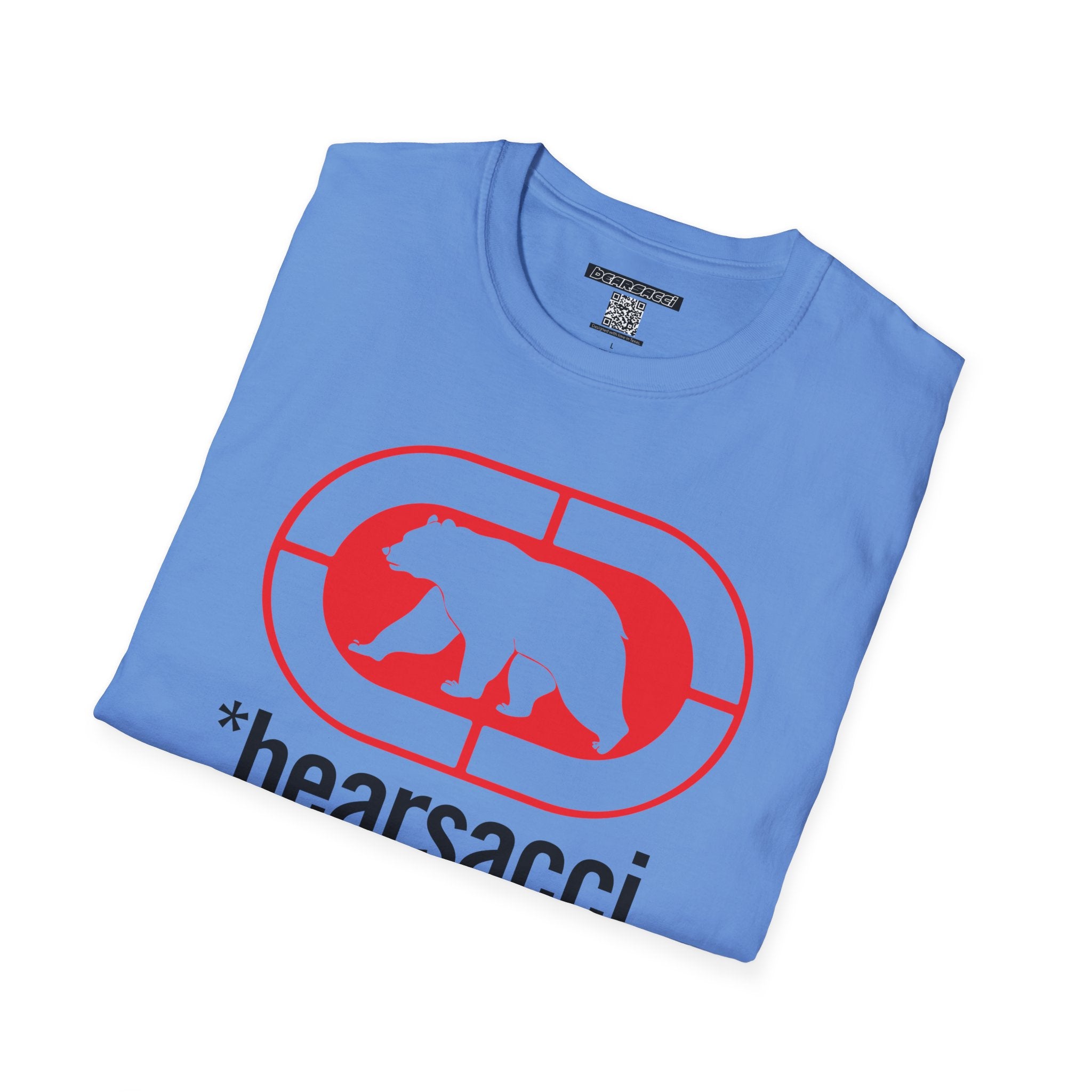 Bearmart® X FakeDesigner®: Bearsacci® Street Logo Tee │Softsyle T-shirt