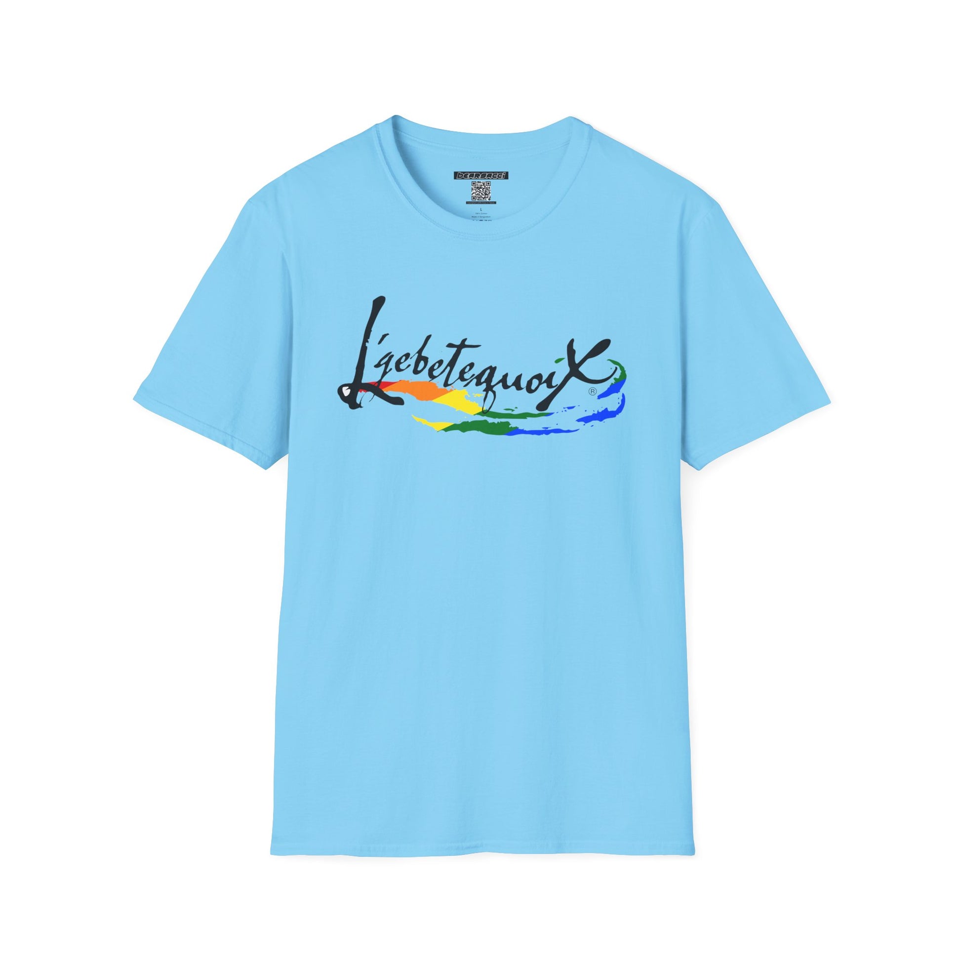 HyperPop® X FakeDesigner®: L’gbetegquoix (LGBT) Rainbow Version │ Softsyle T-shirt