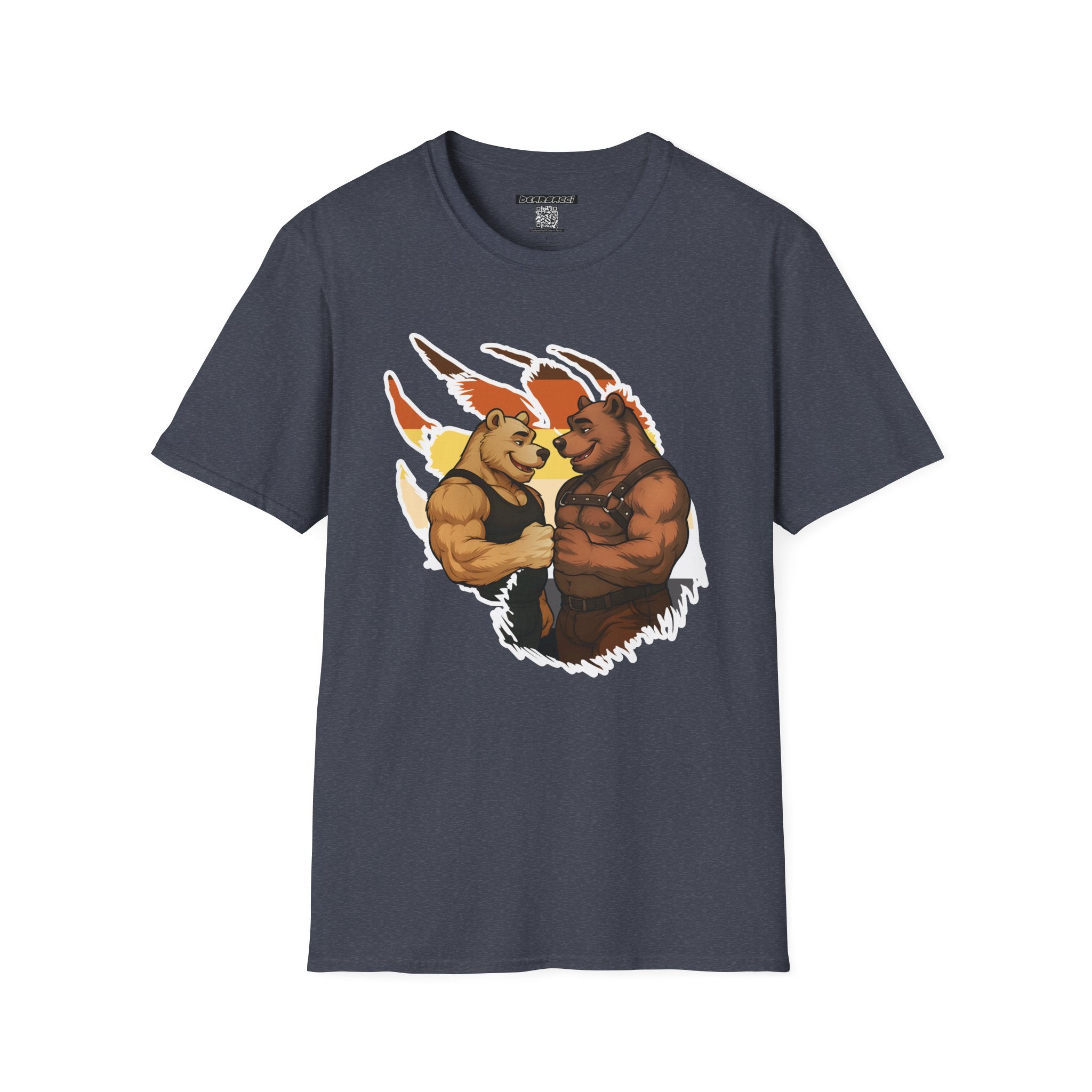 Bearsacci™: Fist Bumping Bears │ Softsyle T-shirt