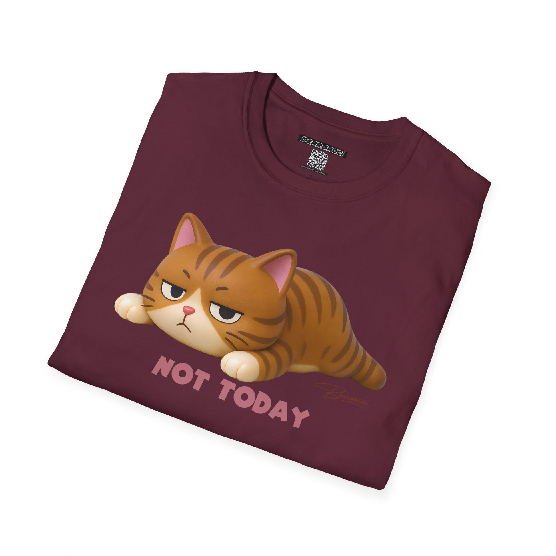 HyperPop®: Not Today Cat │ Softsyle T-shirt