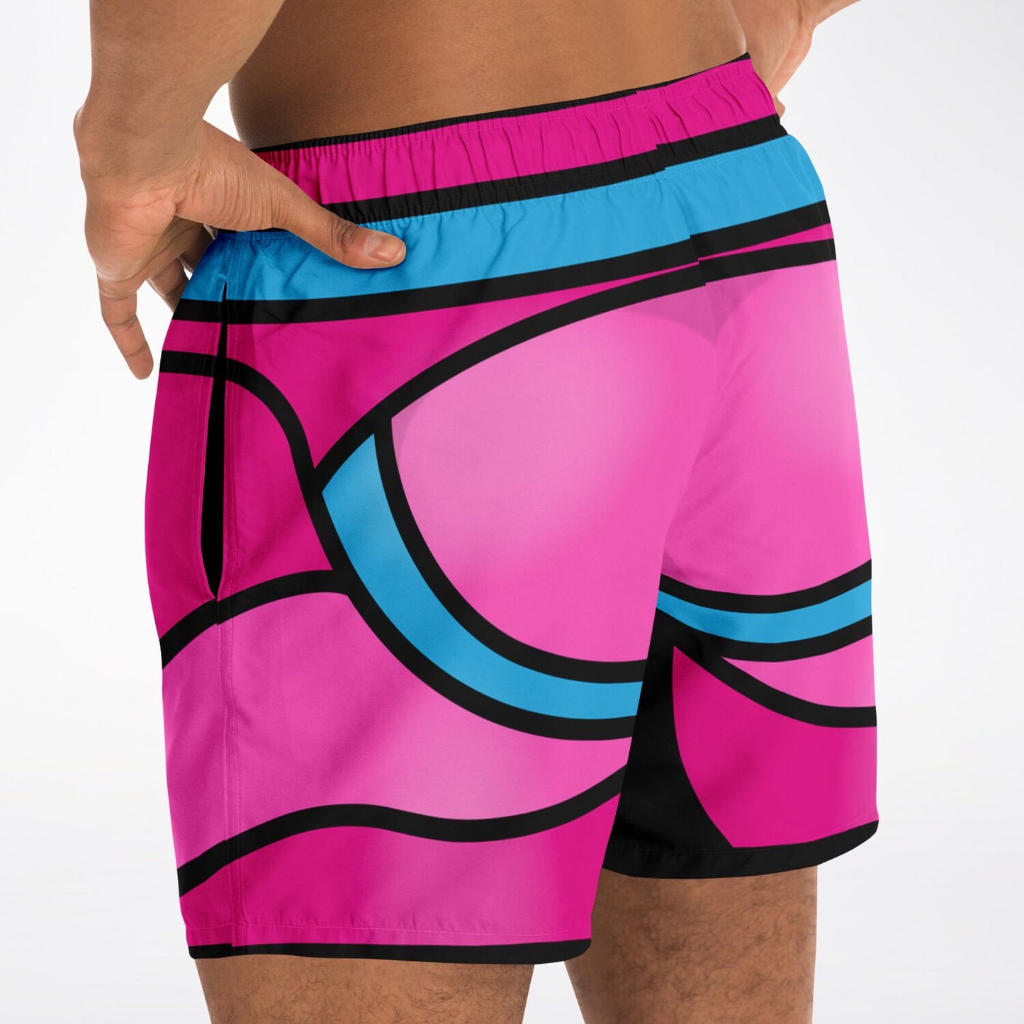 Zeus "Bearbie" Colorway │ Trompe L'Oeil Swim Trunks