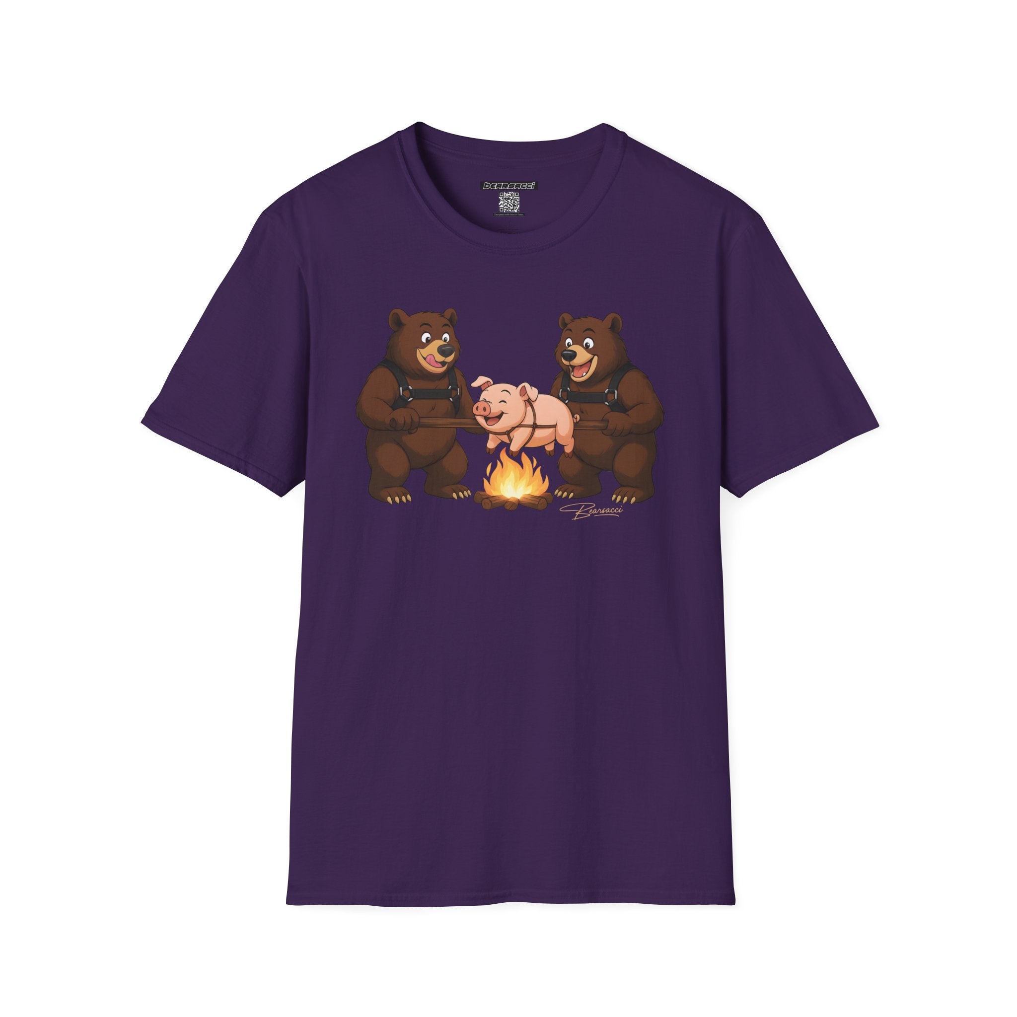 Bearmart®: Spit Roast Pig │Softsyle T-shirt