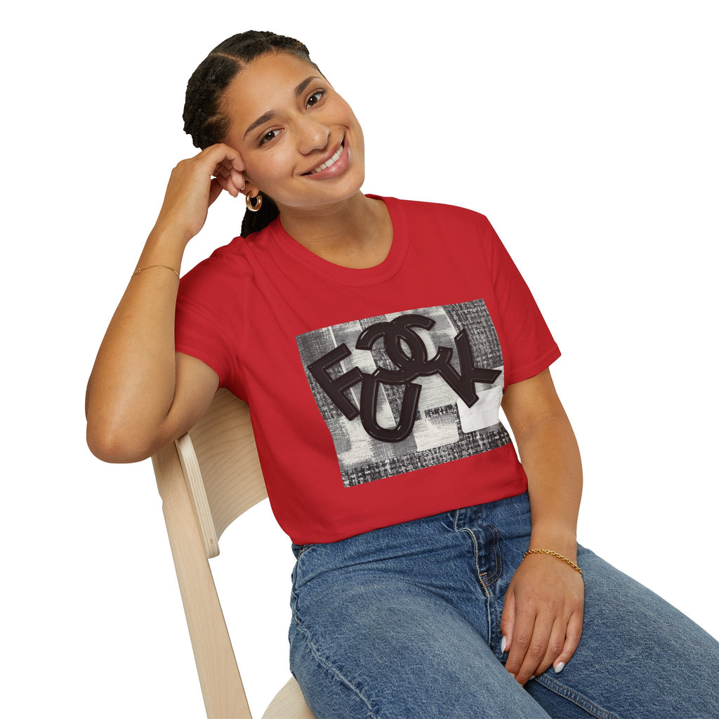 Fake Designer™: Tweed Patchwork Fuck│ Softsyle T-shirt