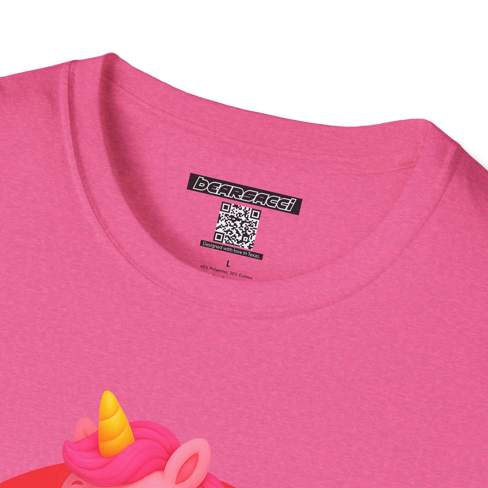 HyperPop™: Totally Straight Pink Unicorn │ Softsyle T-shirt
