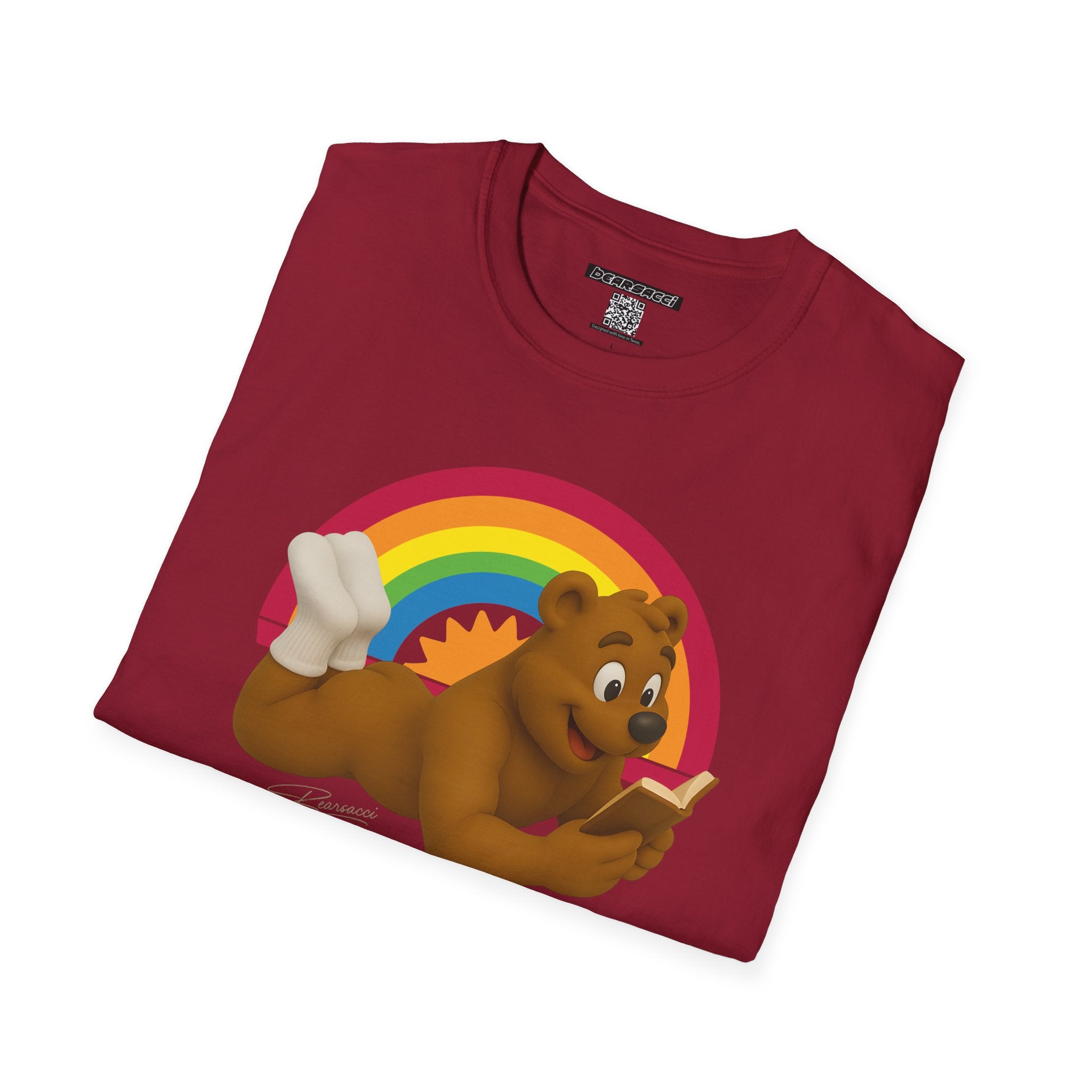 Bearsacci™: Page-Turner, Head-Turner Bare Bear│ Softsyle T-shirt