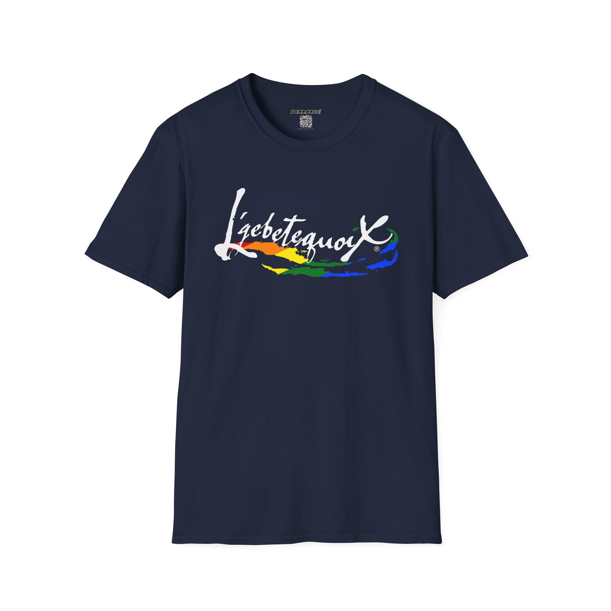 HyperPop® X FakeDesigner®: L’gbetegquoix (LGBT) Rainbow Version │ Softsyle T-shirt