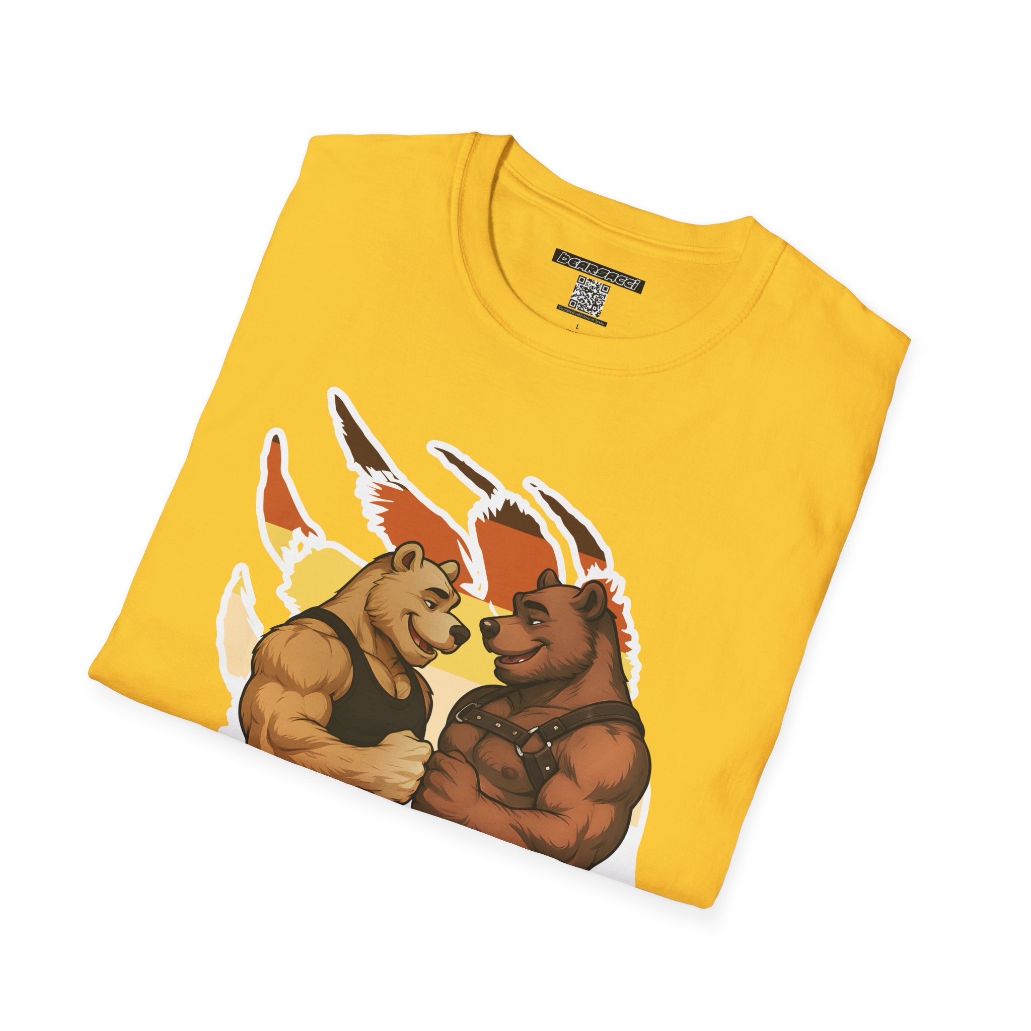 Bearsacci™: Fist Bumping Bears │ Softsyle T-shirt