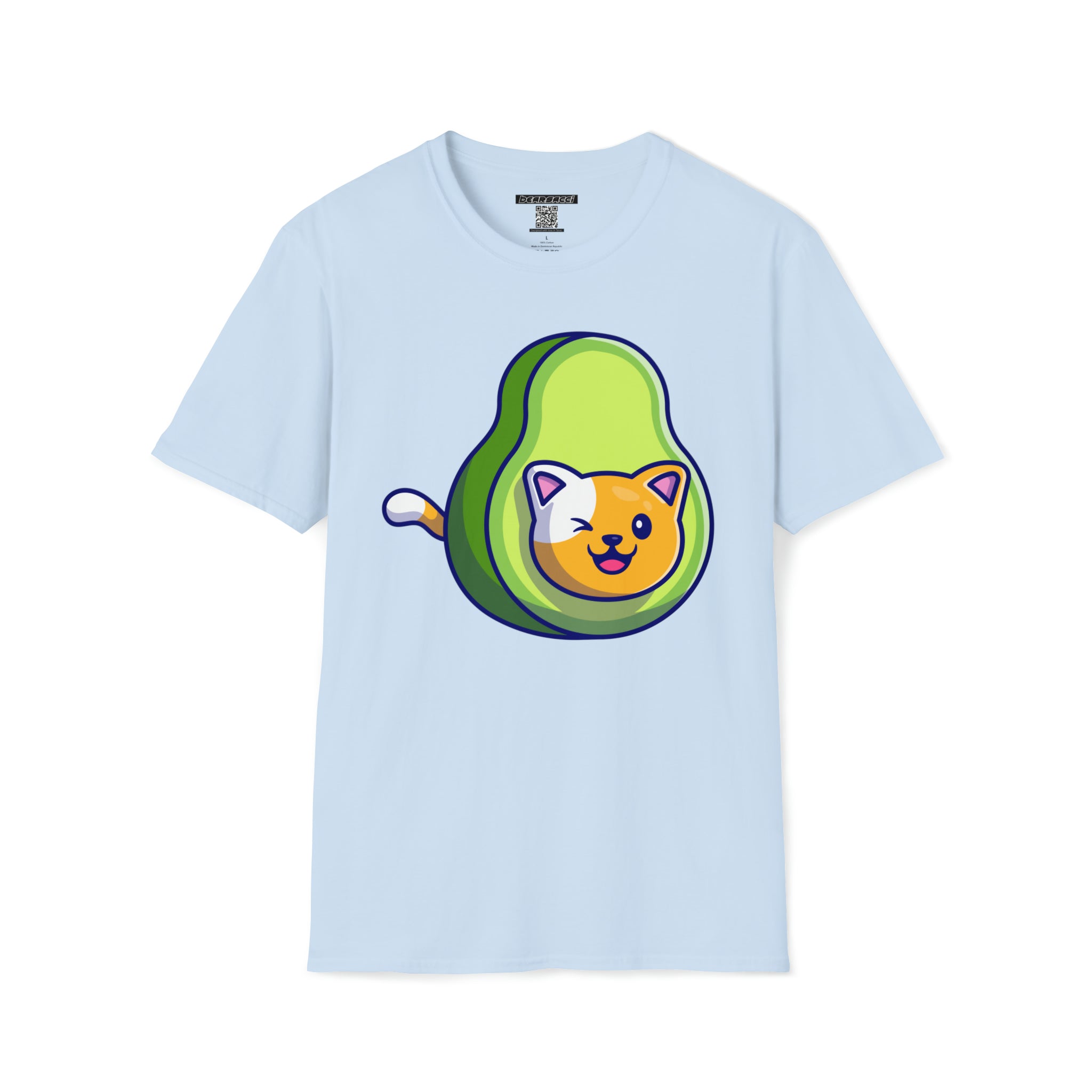 HyperPop™: Avocado Cat │ Softsyle T-shirt