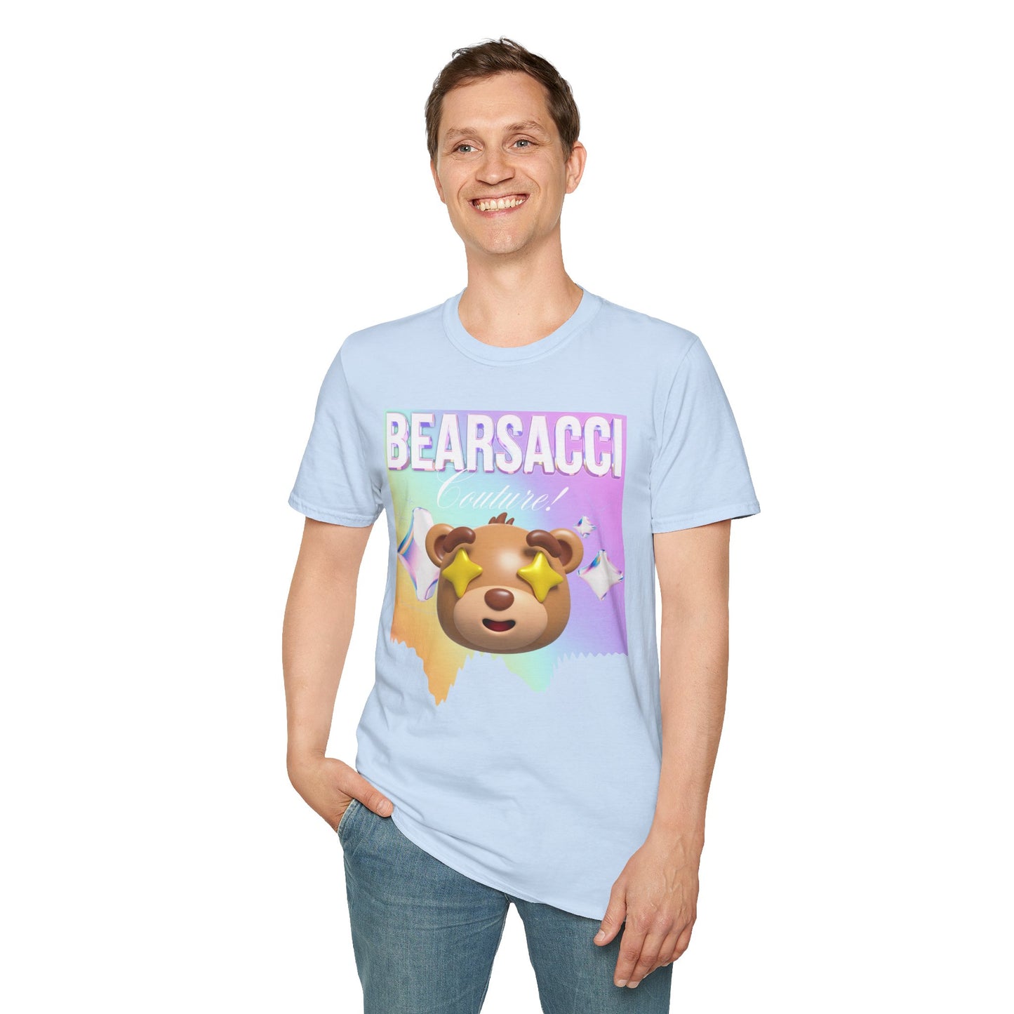 Fake Designer™: Holo Teddy Bear│ Softsyle T-shirt