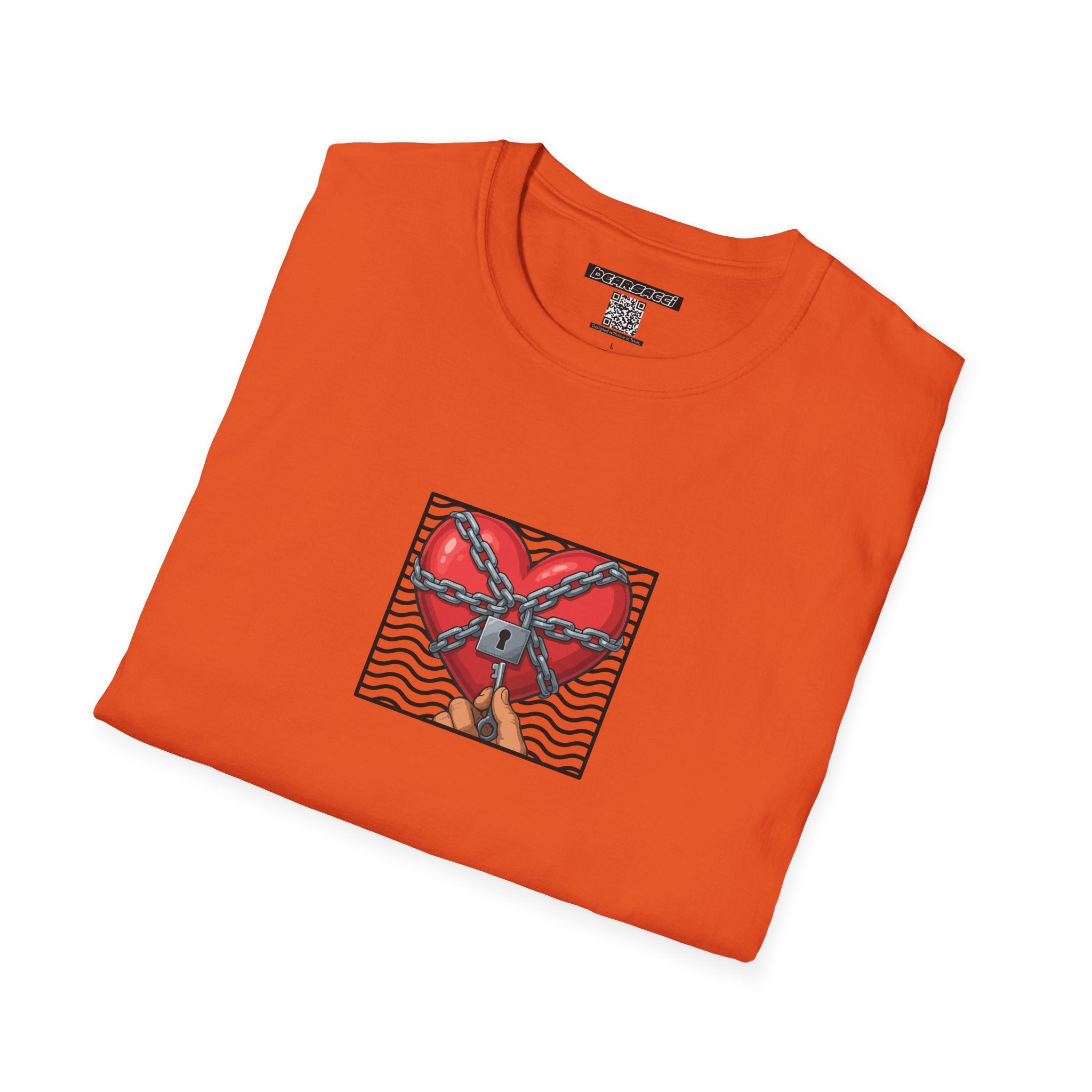 SlutPride® X Dominion®: Locked Heart │ Softsyle T-shirt