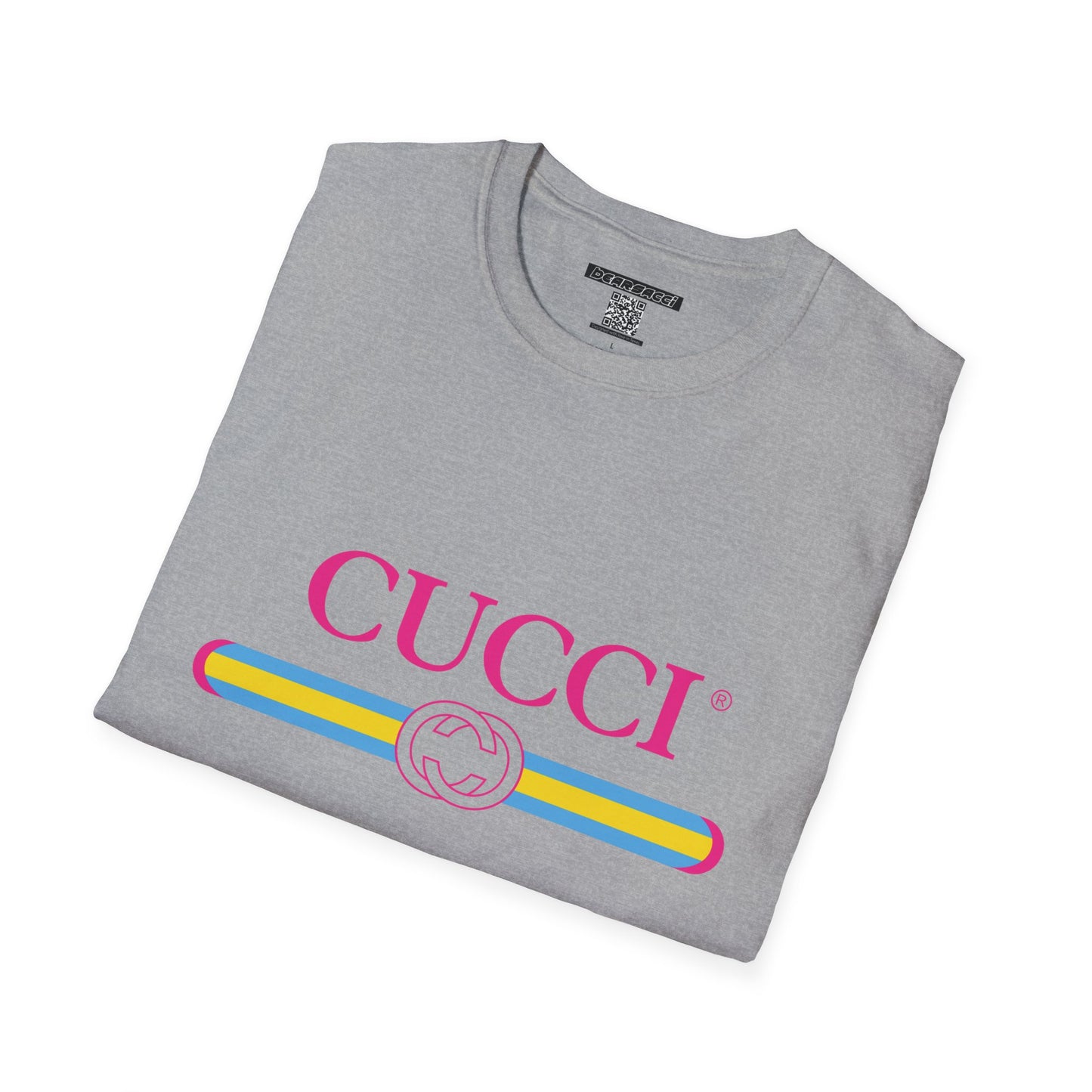 Fake Designer™ X SlutPride™: Cucci Bi Pride Colors│ Softsyle T-shirt