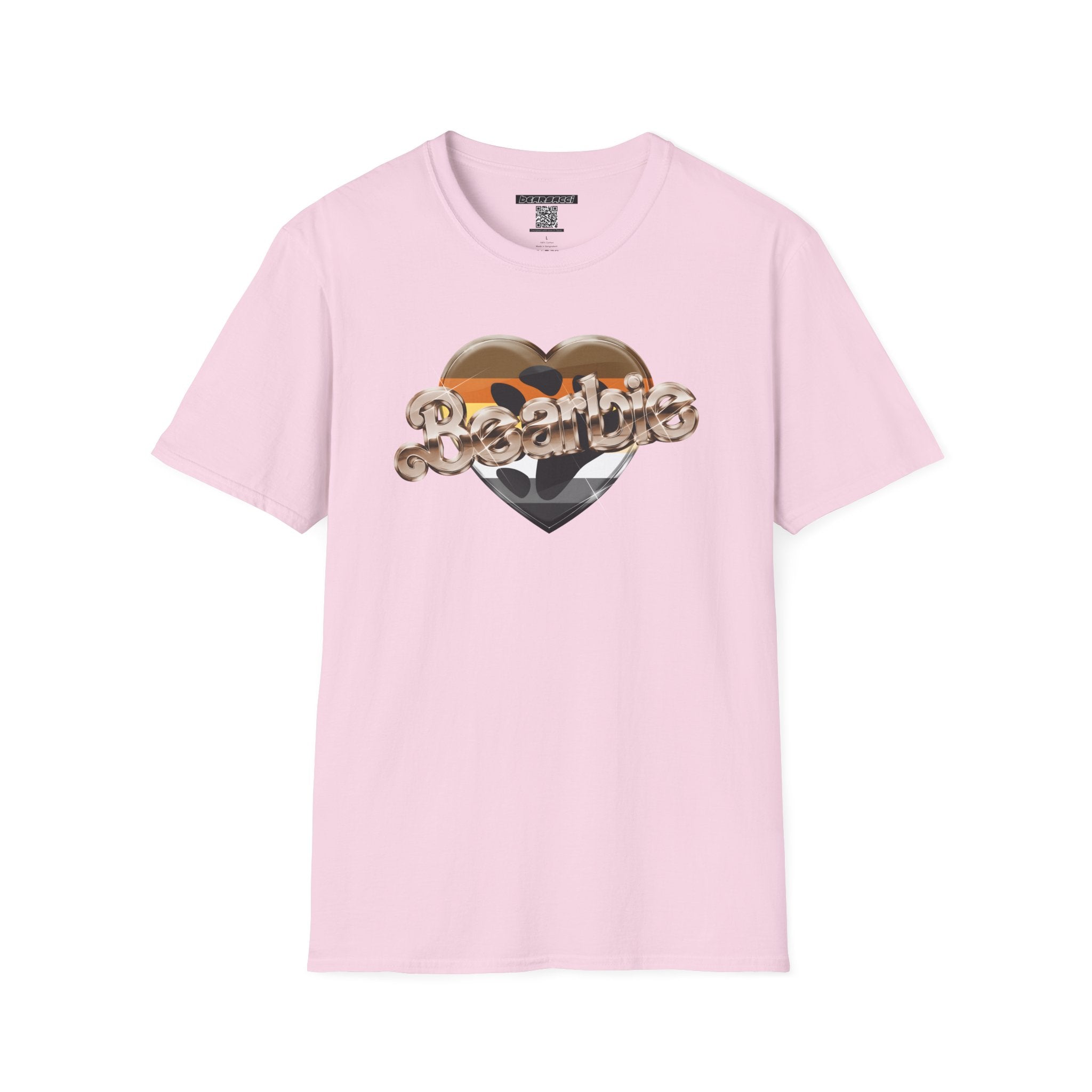 Bearbie®: Heart Claw Logo (Bear Flag Version)│ Softsyle T-shirt