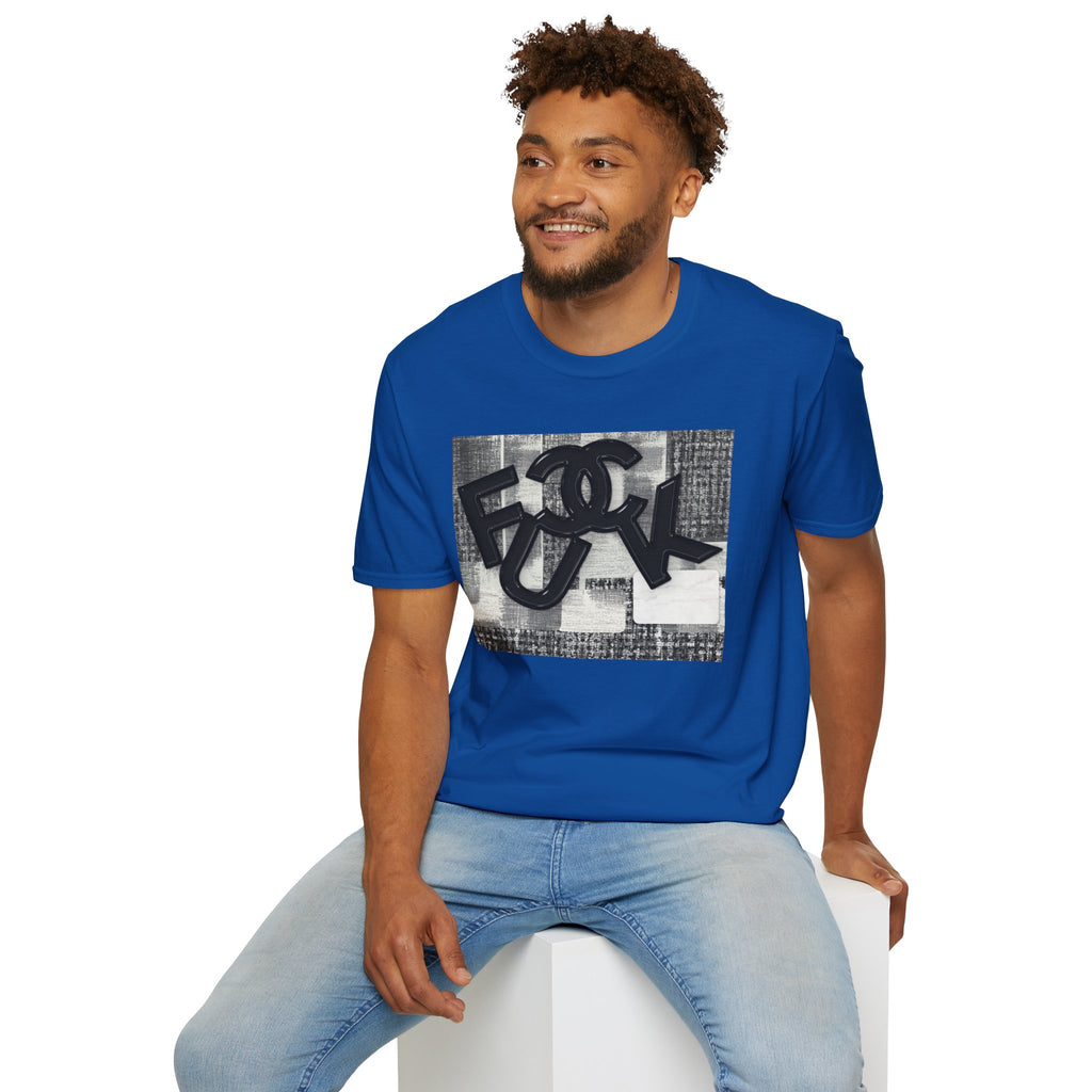 Fake Designer™: Tweed Patchwork Fuck│ Softsyle T-shirt