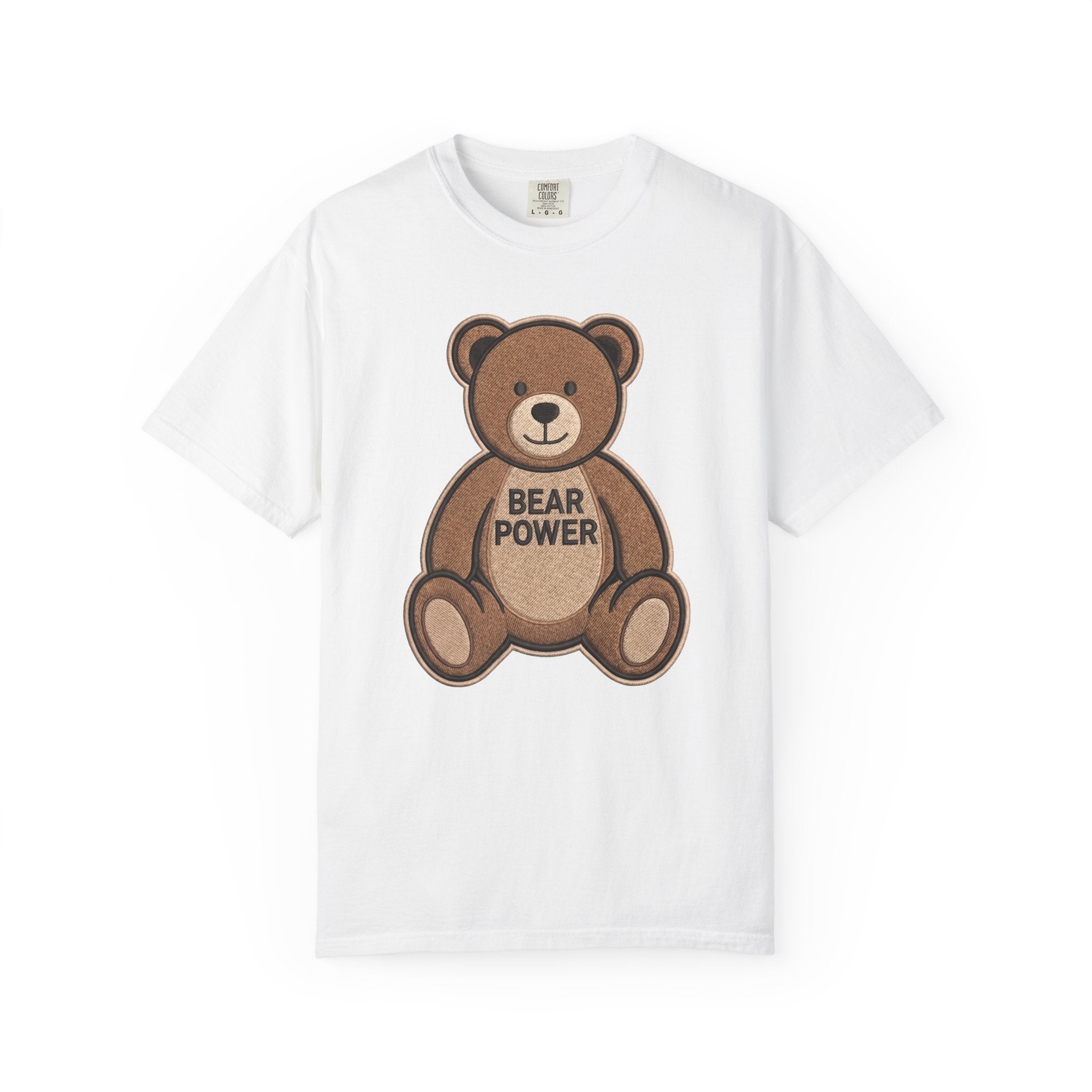 Bearmart®: Bear Power Teddybear │Comfort Colors® T-shirt