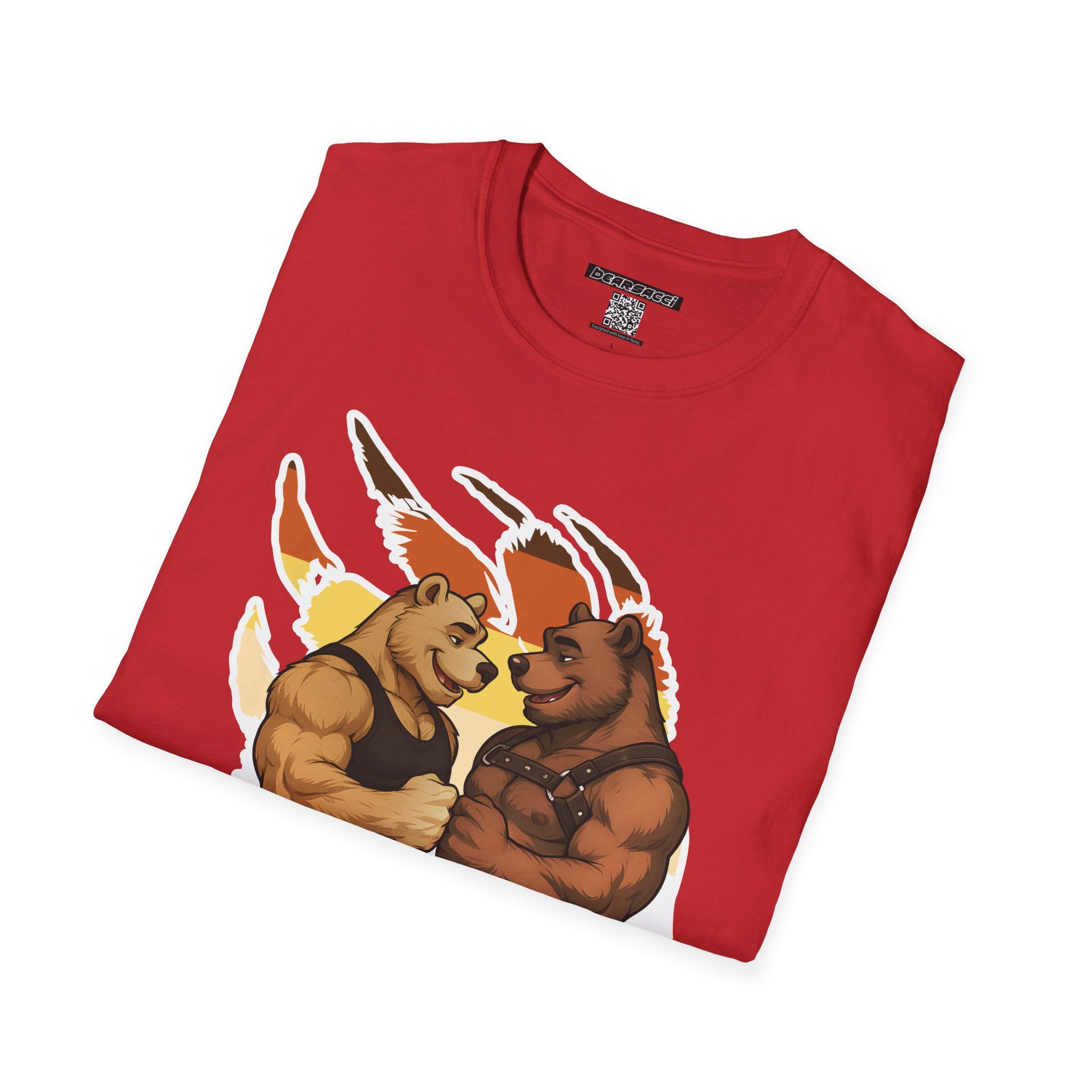 Bearsacci™: Fist Bumping Bears │ Softsyle T-shirt