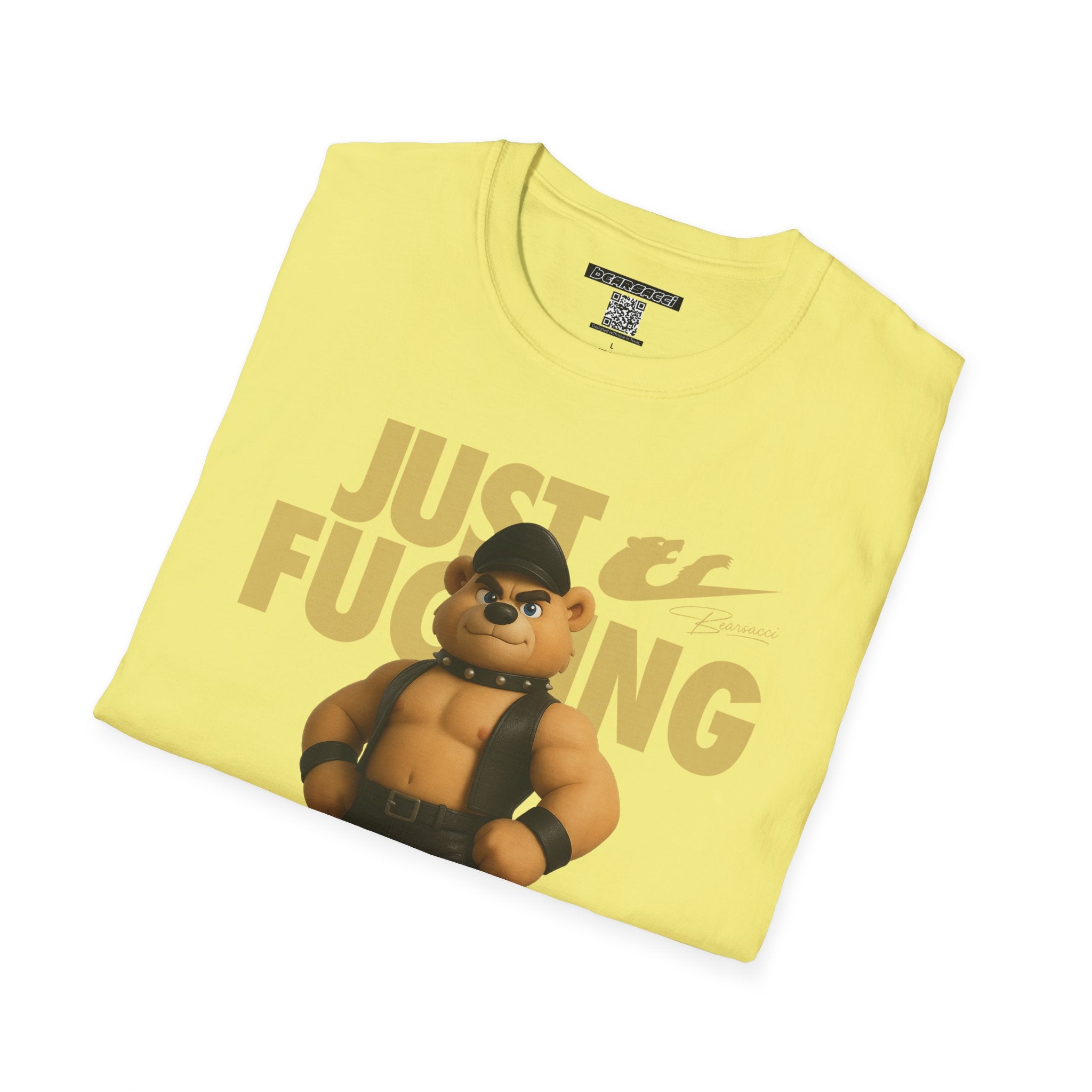 Bearsacci™ X Dominion: Just Fucking Do It Dom Daddy Teddy Bear│ Softsyle T-shirt