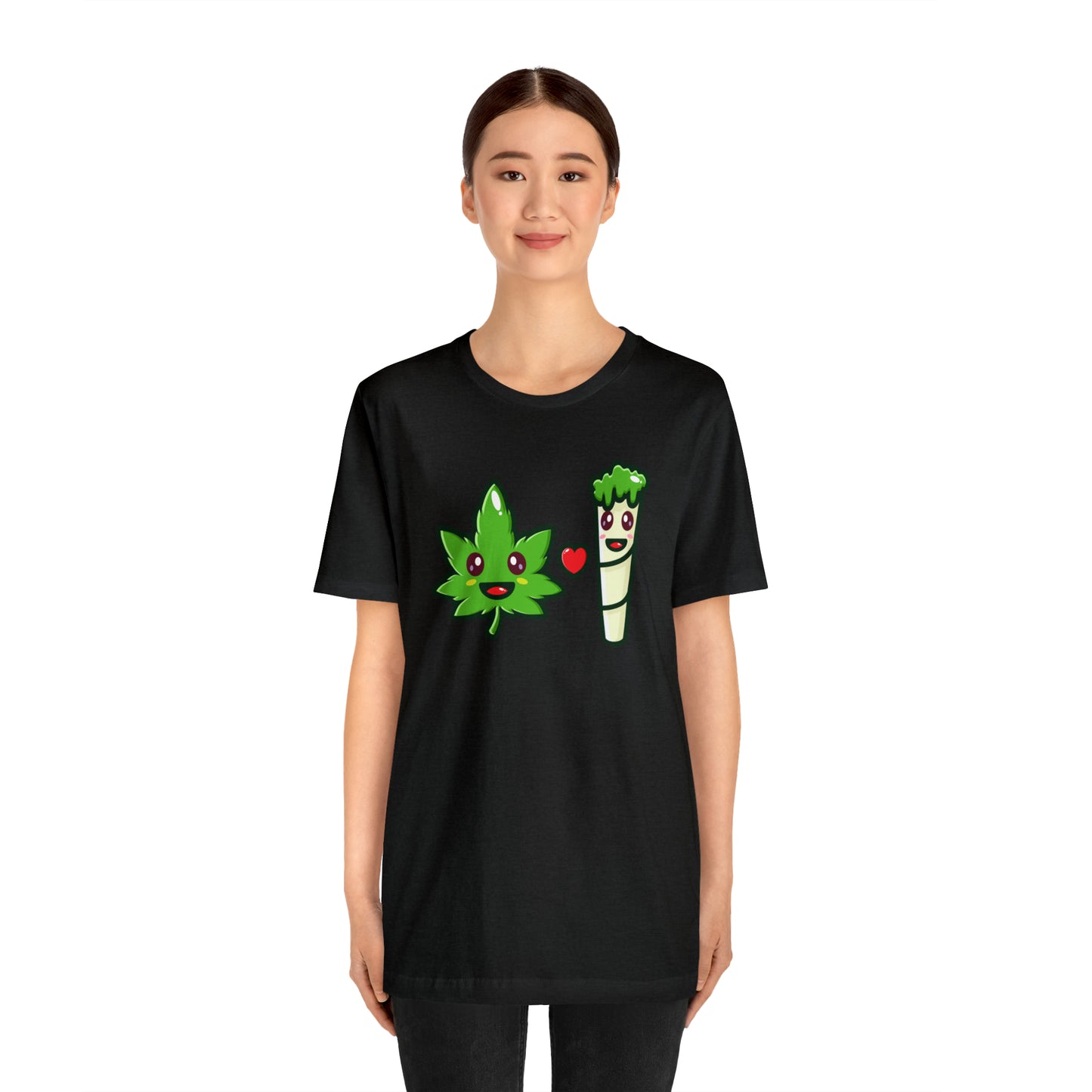 Stoney: Leafy Loves Blunty  │Premium Jersey T-shirt