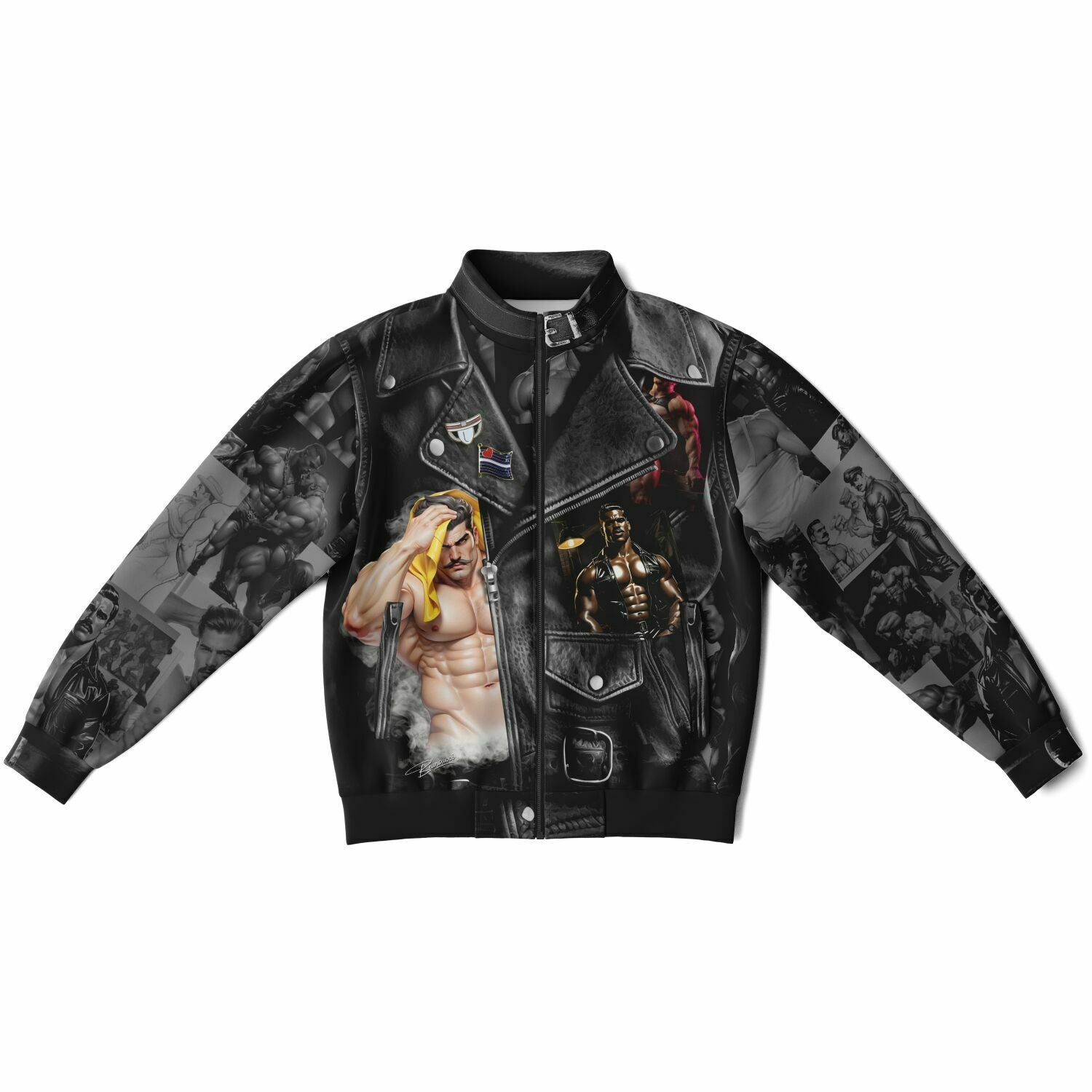 Dominion™: Tom's "Leather" Jacket │ Track Jacket AOP