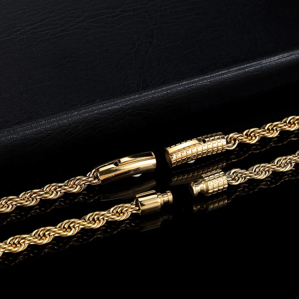 Fake Designer™: Vice Rope Chain │ Plated Stainless Steel Chain