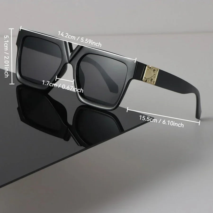 Fake Designer™: Super V Noir │ Luxury Sunglasses