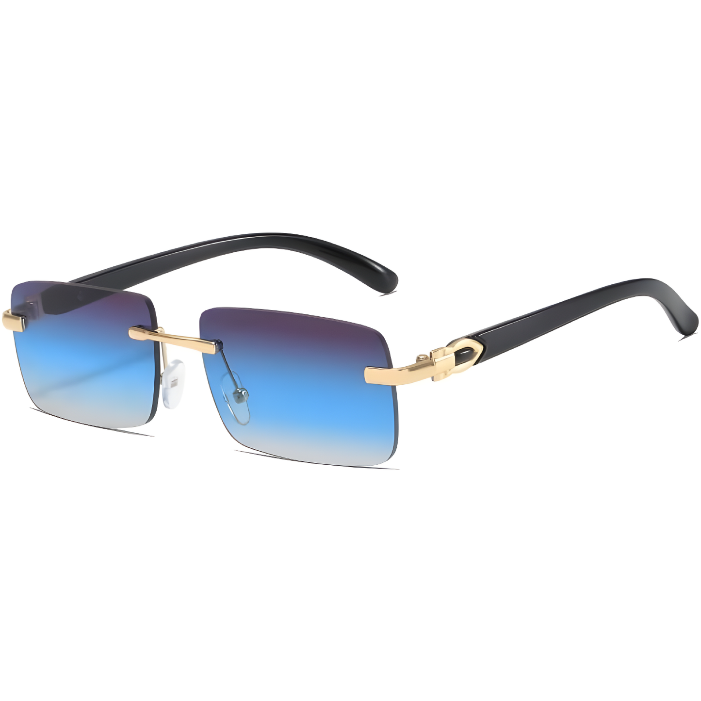 Fake Designer™: Décor pt. I │ Classic Colors Rimless Rectangular Luxury Sunglasses