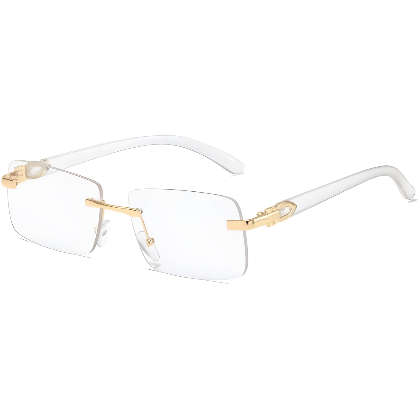 Fake Designer™: Décor pt. I │ Classic Colors Rimless Rectangular Luxury Sunglasses