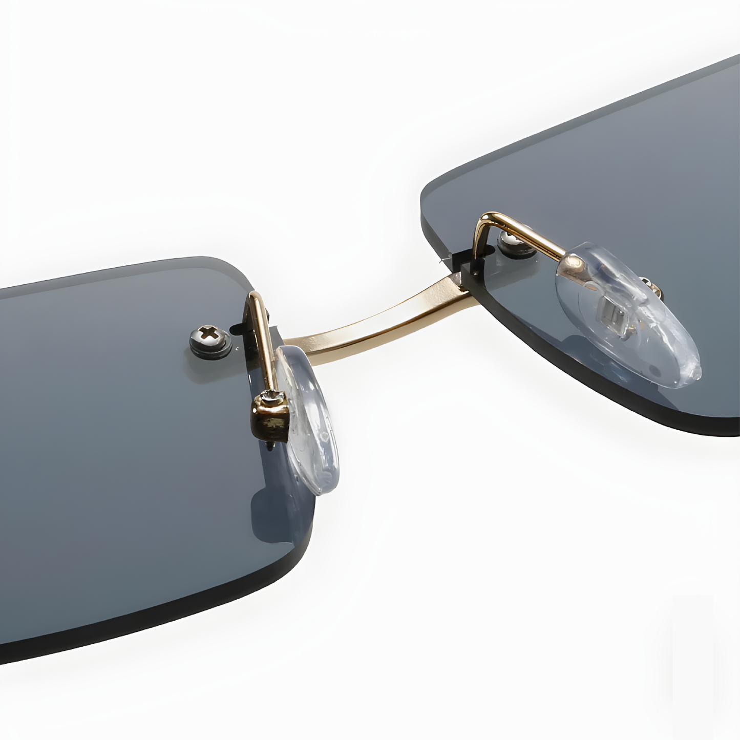 Fake Designer™: Décor pt. I │ Classic Colors Rimless Rectangular Luxury Sunglasses