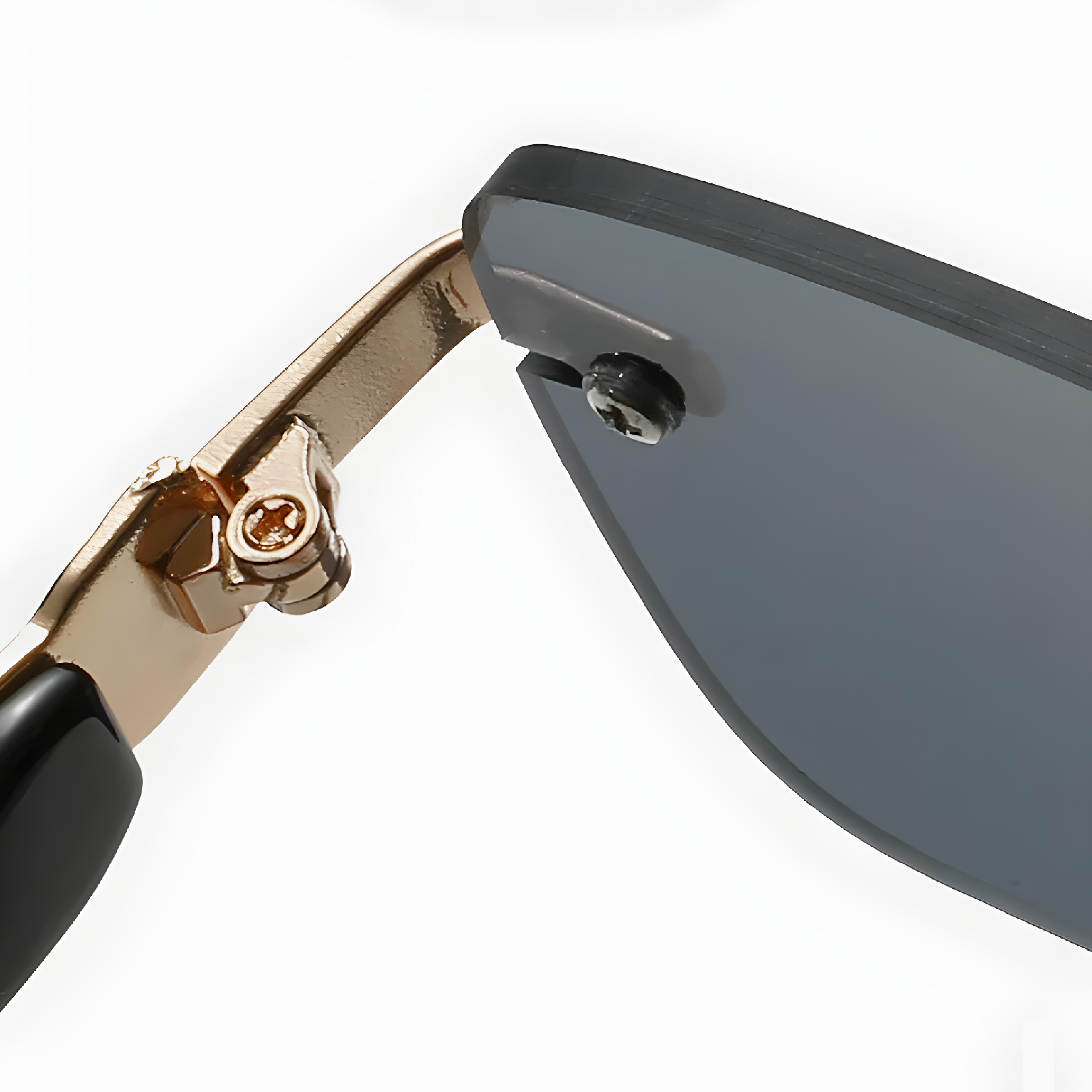 Fake Designer™: C Décor │ Classic Colors Rimless Rectangular Luxury Sunglasses