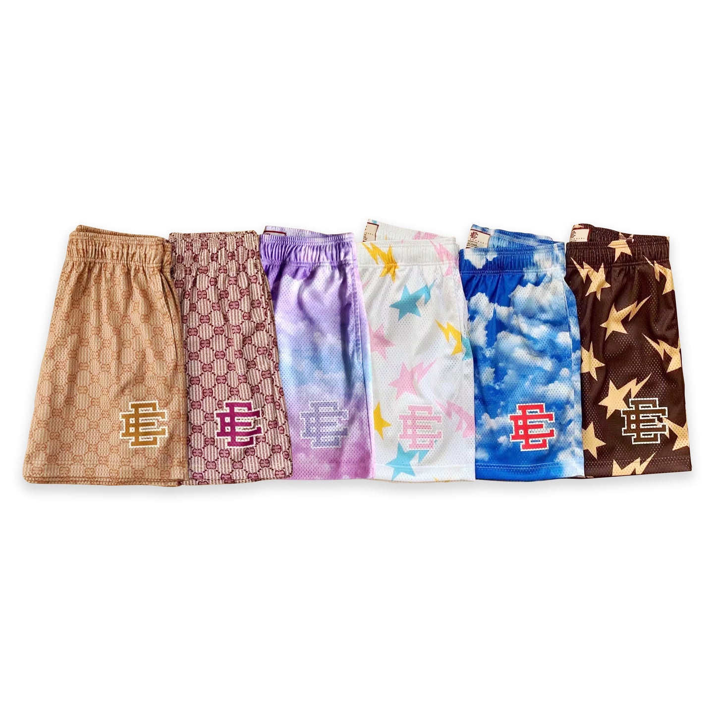 Fake Designer™: EE Limited Edition Patterns │ Premium Designer All-Over-Print Mesh Basketball Shorts